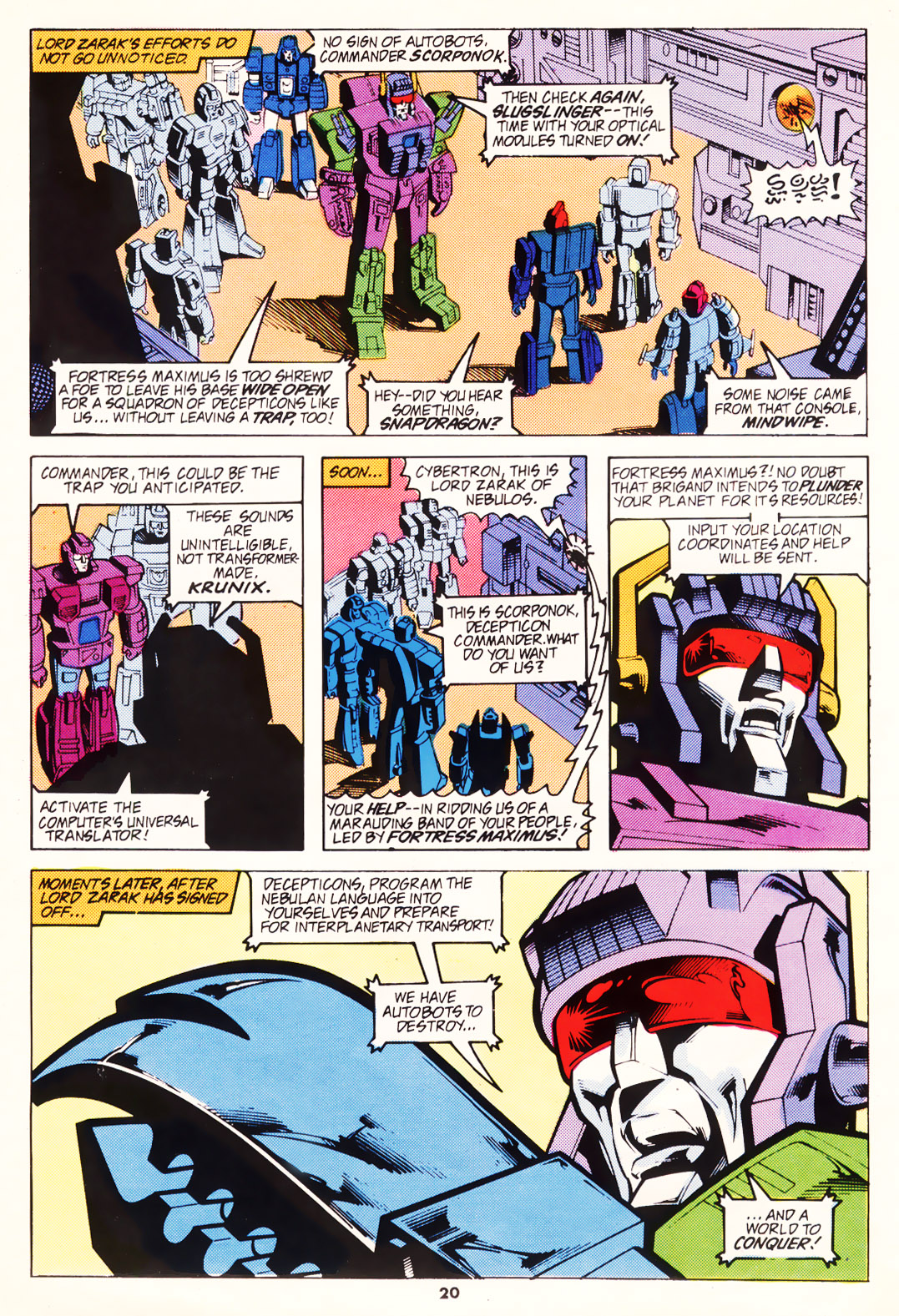 Read online The Transformers (UK) comic -  Issue #135 - 19
