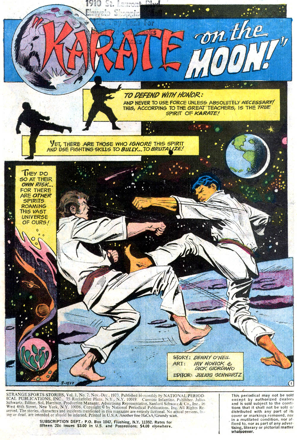 Read online Strange Sports Stories (1973) comic -  Issue #2 - 2