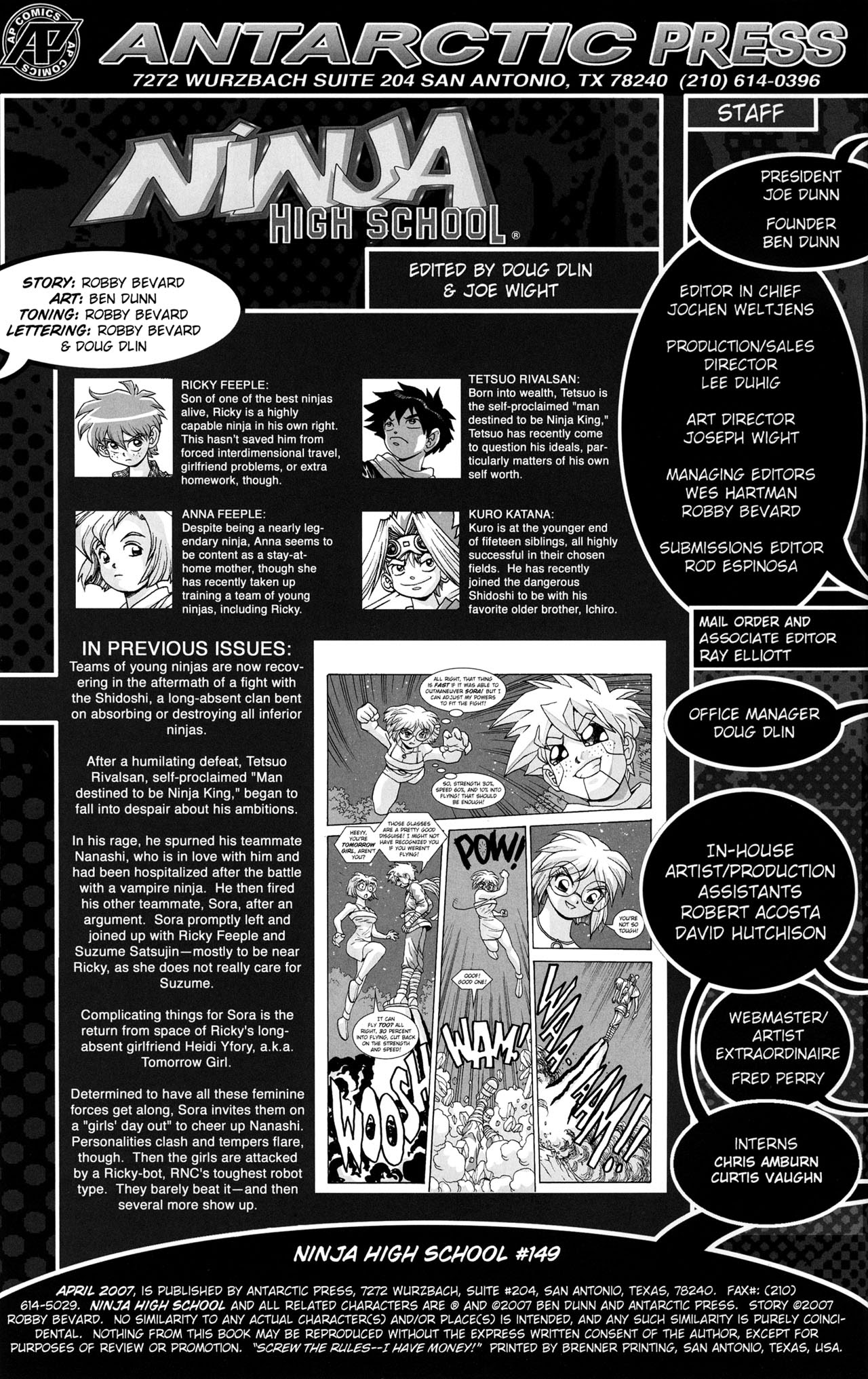 Read online Ninja High School (1986) comic -  Issue #149 - 2