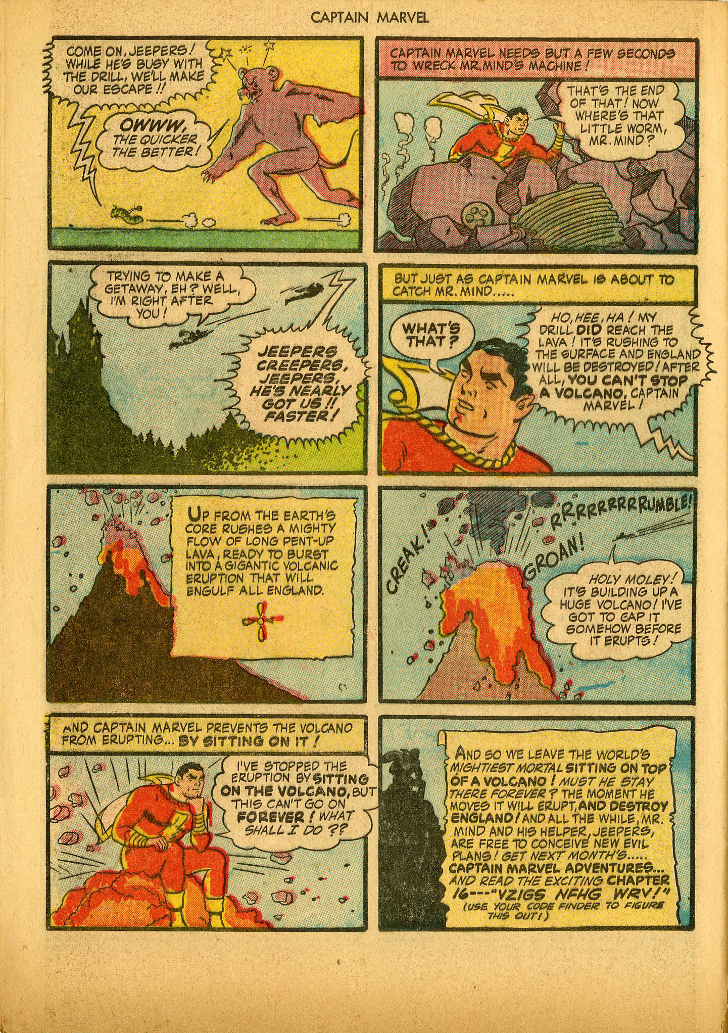Read online Captain Marvel Adventures comic -  Issue #36 - 48
