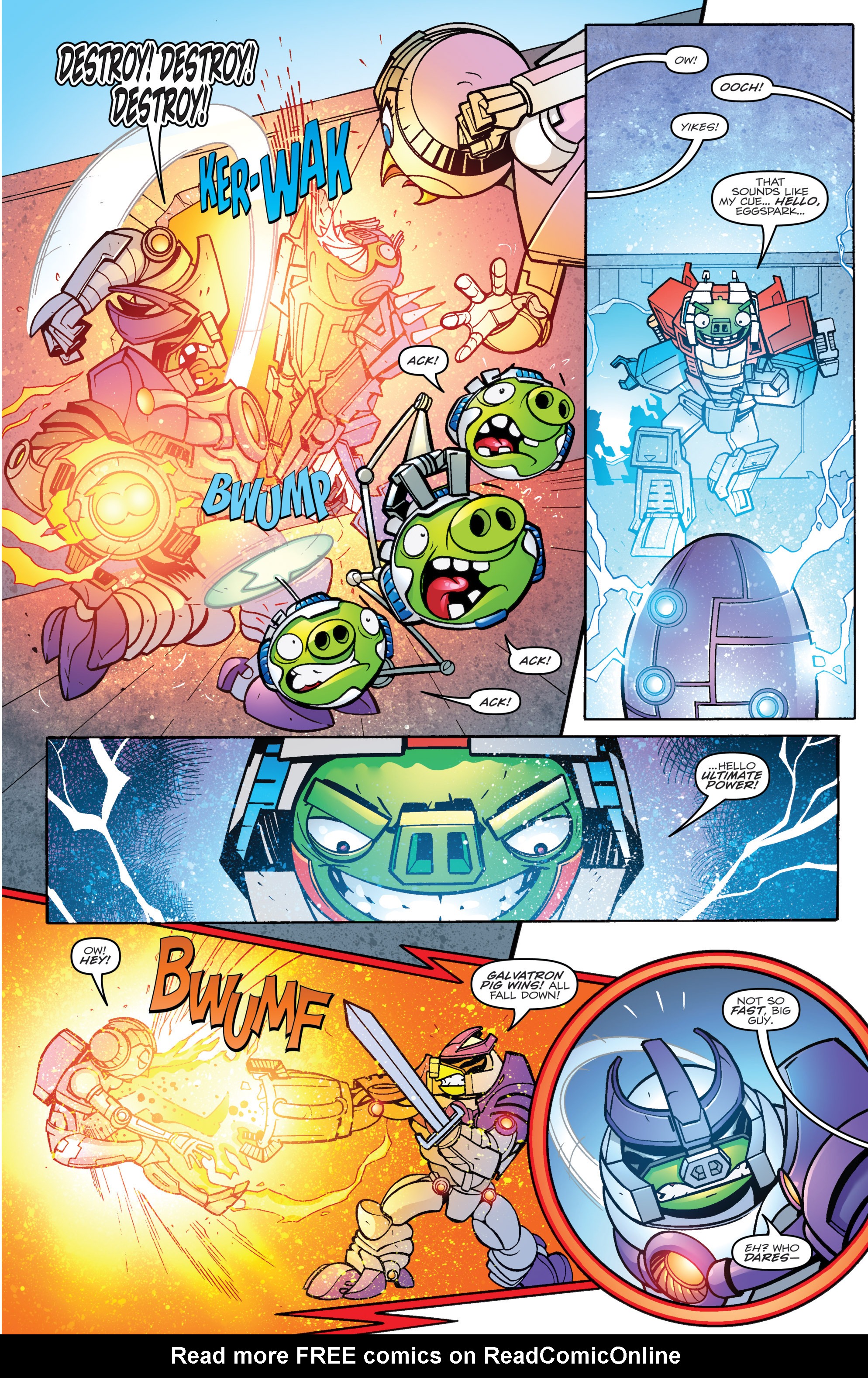 Read online Angry Birds Transformers comic -  Issue #4 - 15