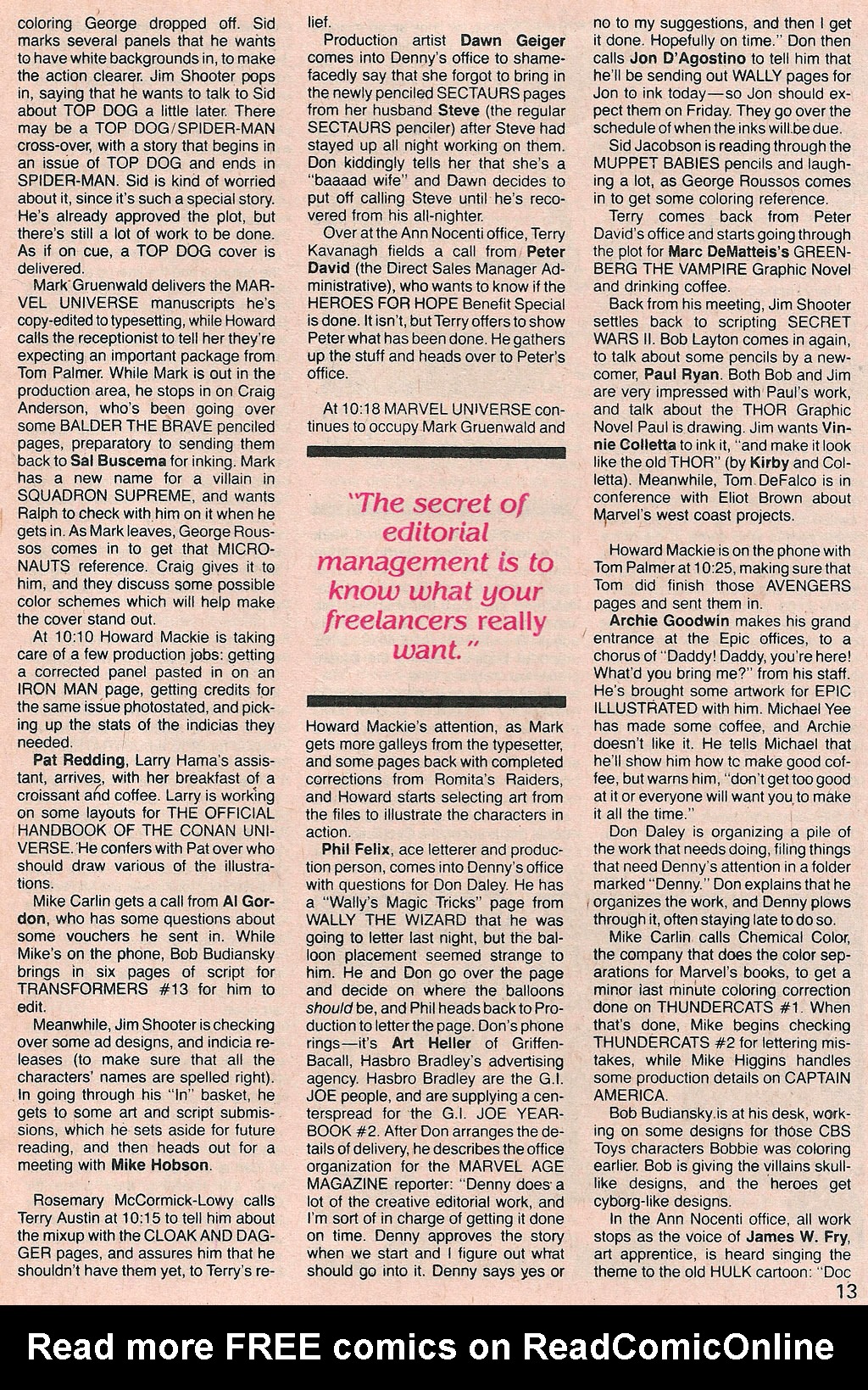 Read online Marvel Age comic -  Issue #35 - 15