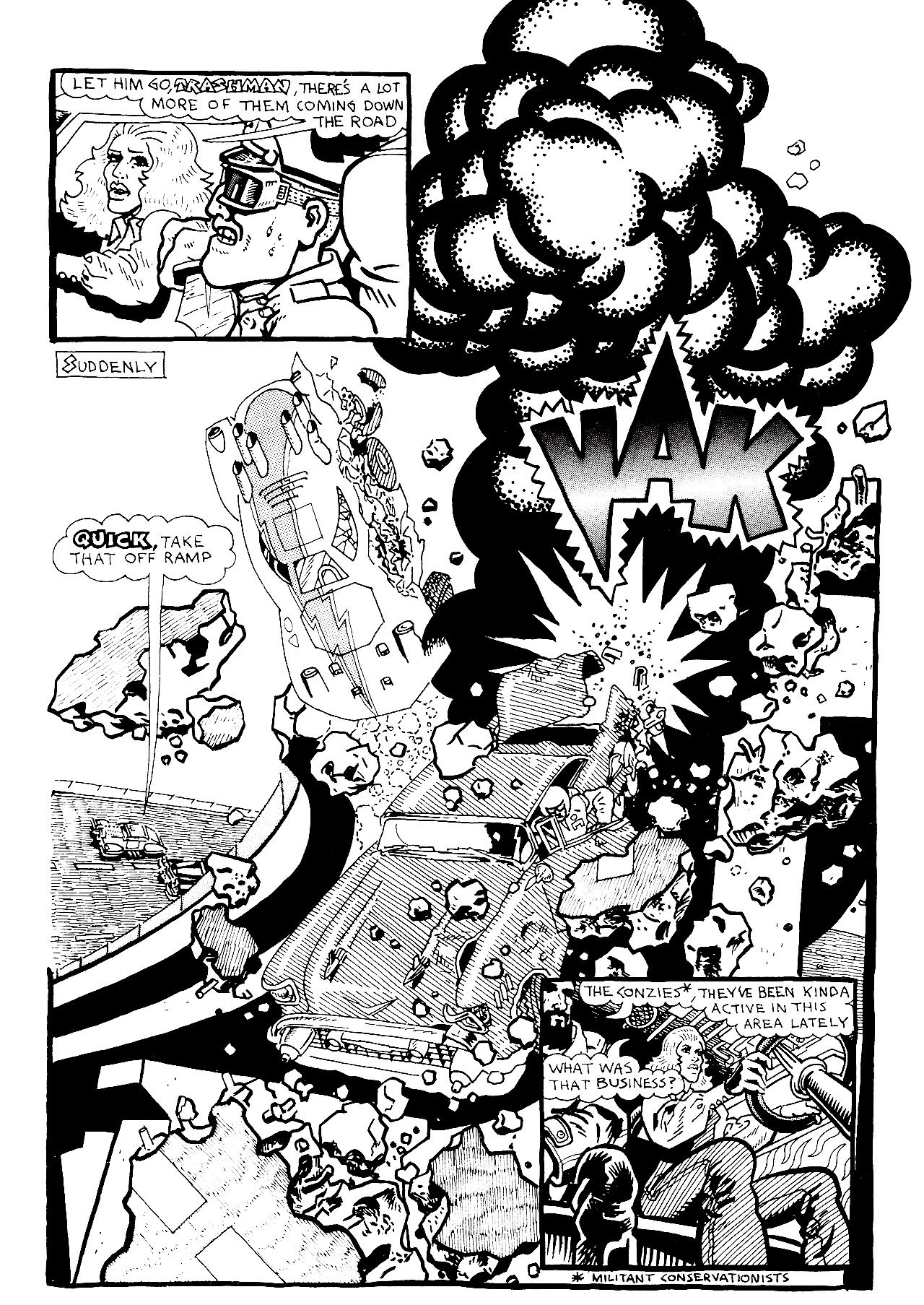 Read online Trashman Lives! comic -  Issue # TPB - 112