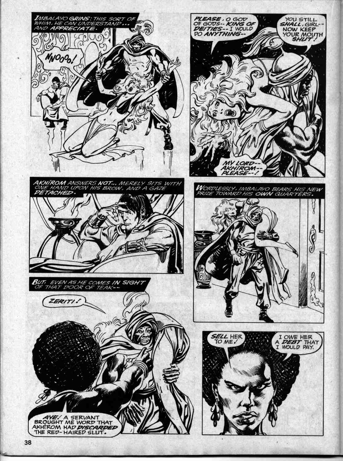 The Savage Sword Of Conan issue 36 - Page 38