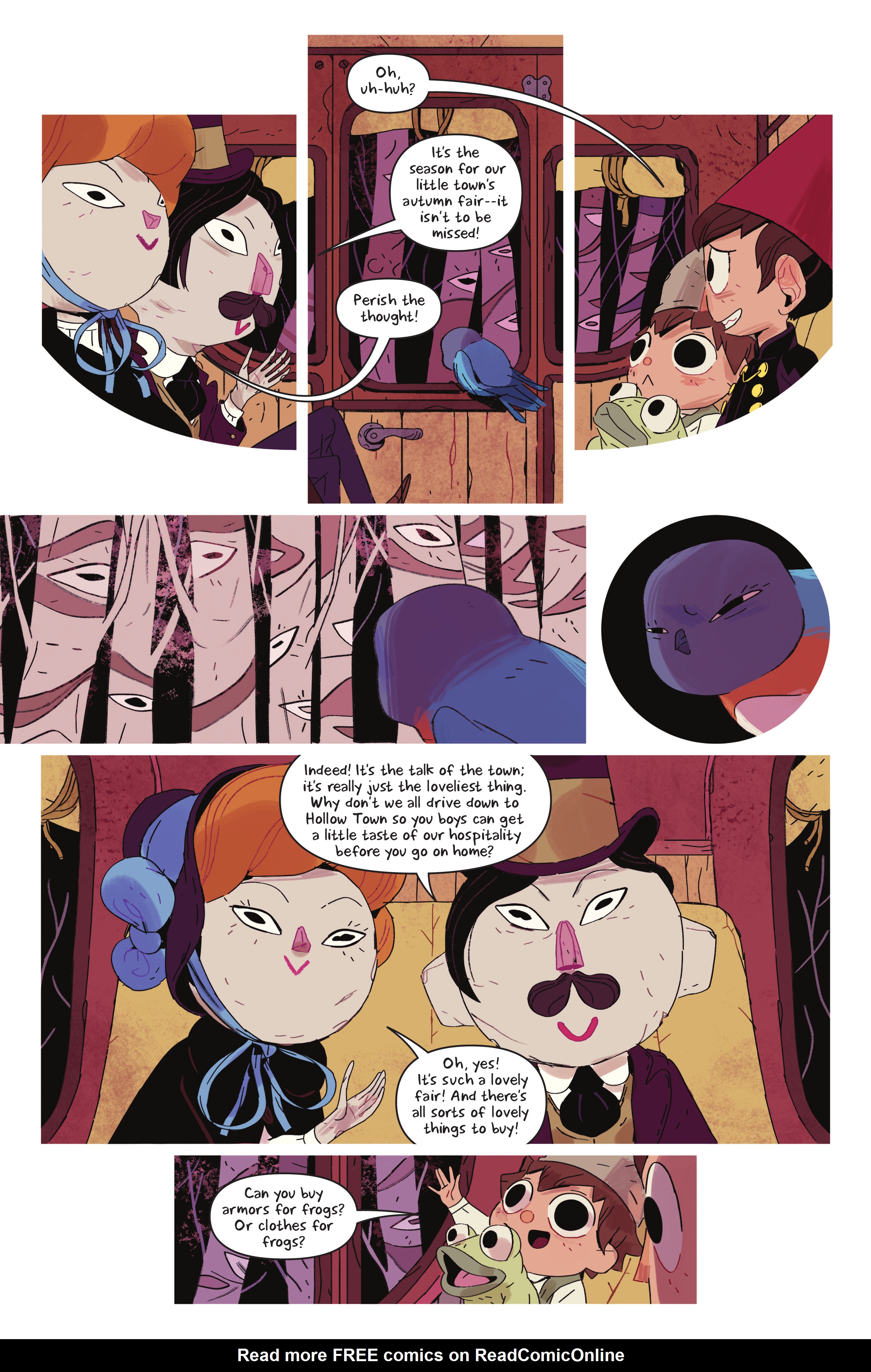 Read online Over the Garden Wall: Hollow Town comic -  Issue # TPB - 14