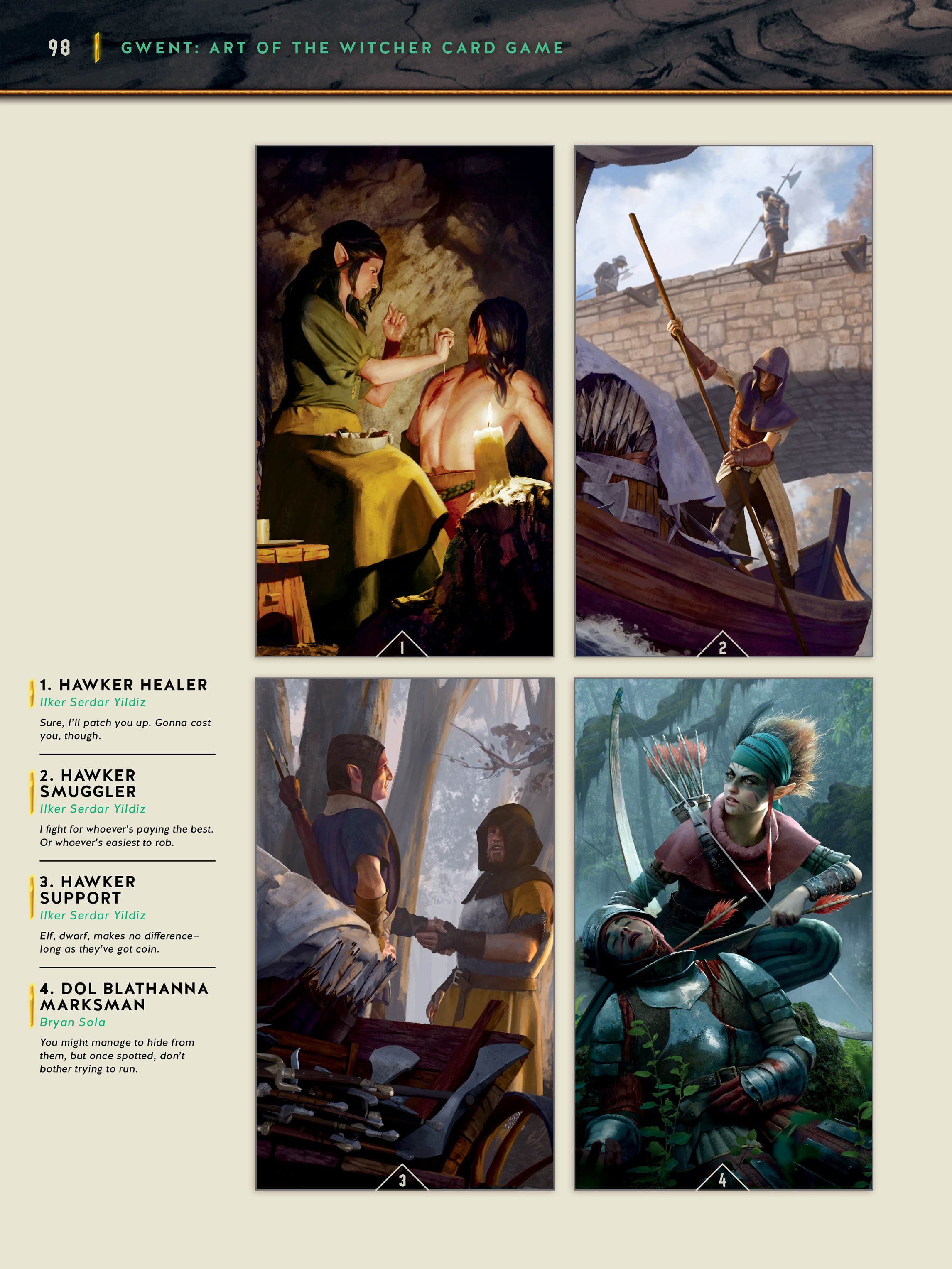 Read online Gwent: Art of the Witcher Card Game comic -  Issue # TPB (Part 1) - 87