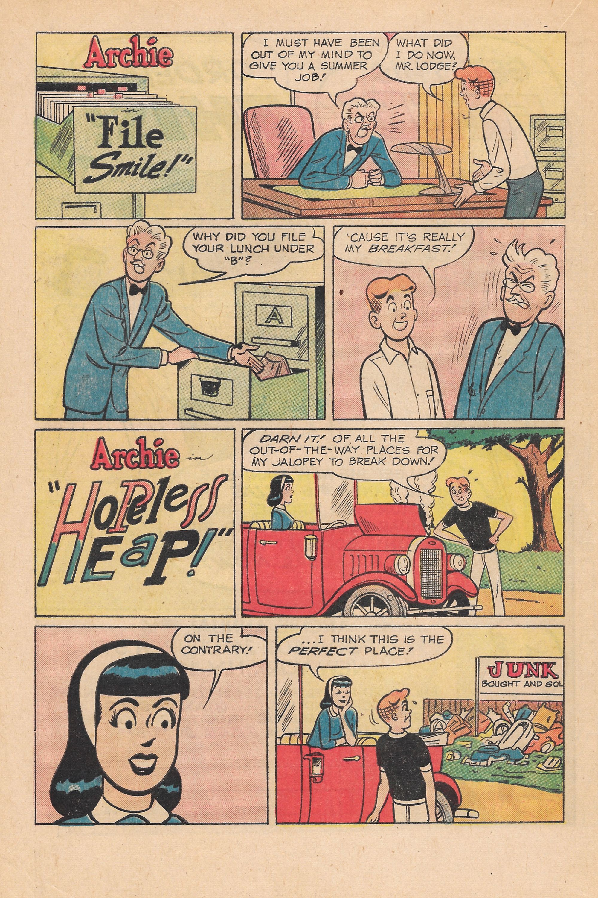 Read online Archie's Joke Book Magazine comic -  Issue #82 - 20