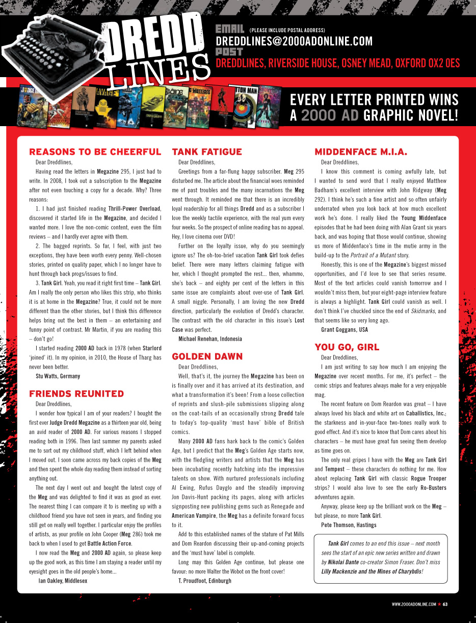 Read online Judge Dredd Megazine (Vol. 5) comic -  Issue #297 - 63