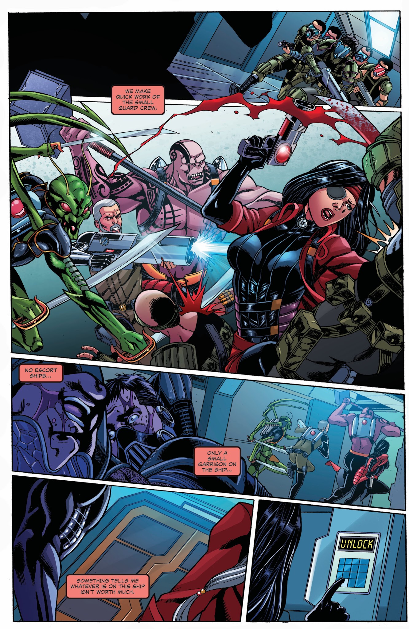 Read online The Black Sable comic -  Issue #1 - 7