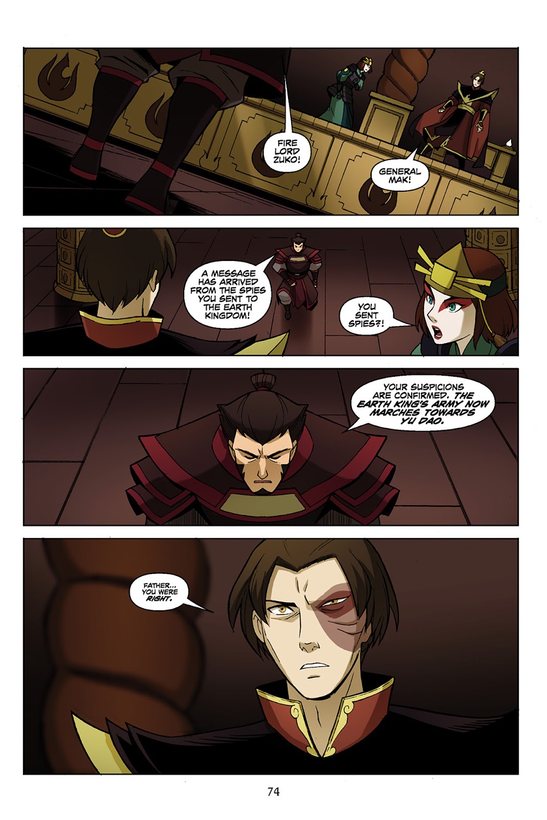 Nickelodeon Avatar: The Last Airbender - The Promise issue Part 2 - Page 75