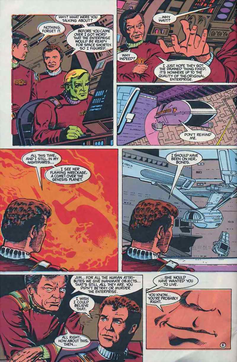 Read online Star Trek (1989) comic -  Issue #1 - 6