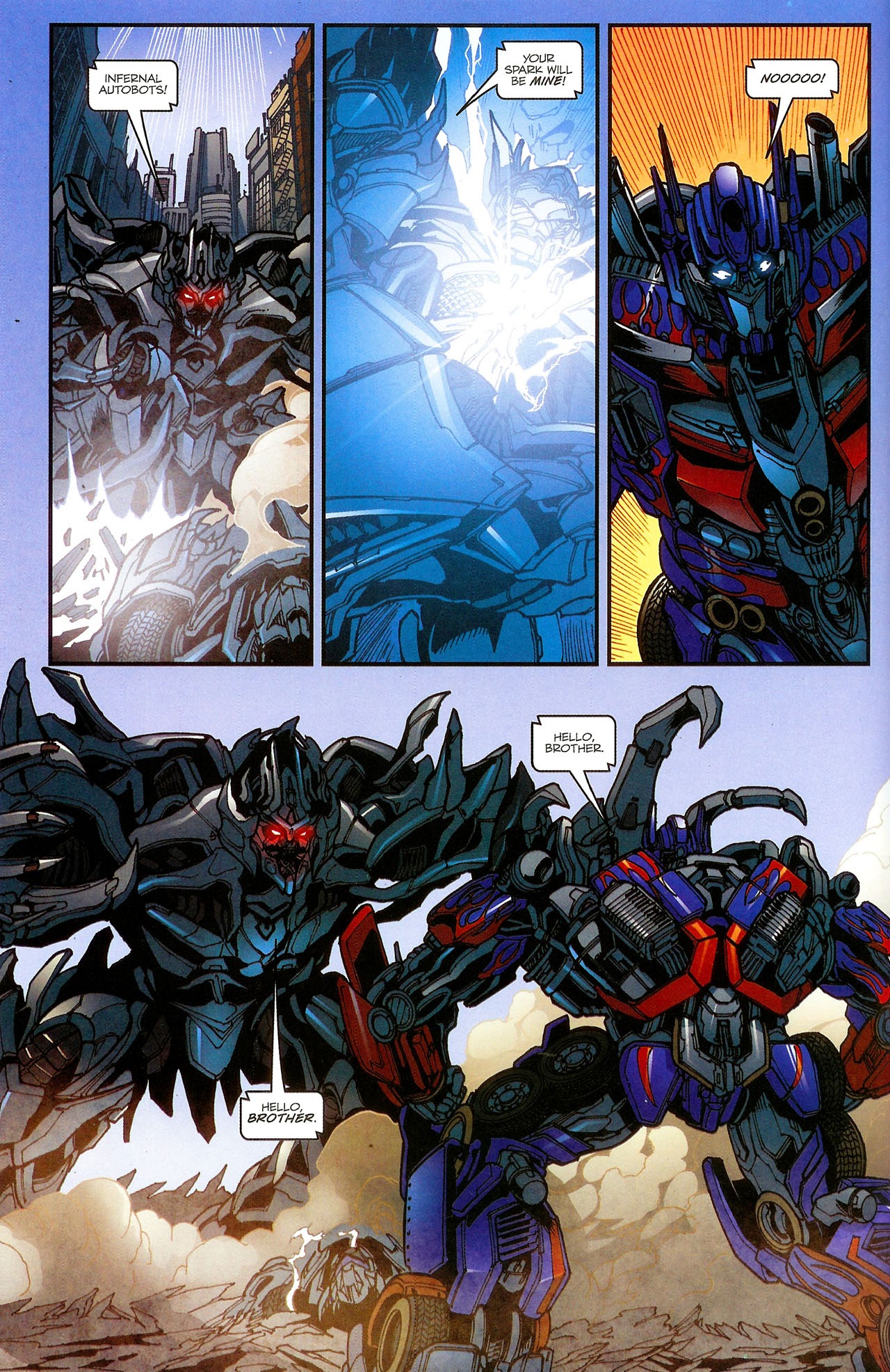 Read online Transformers: The Movie Adaptation comic -  Issue #4 - 14