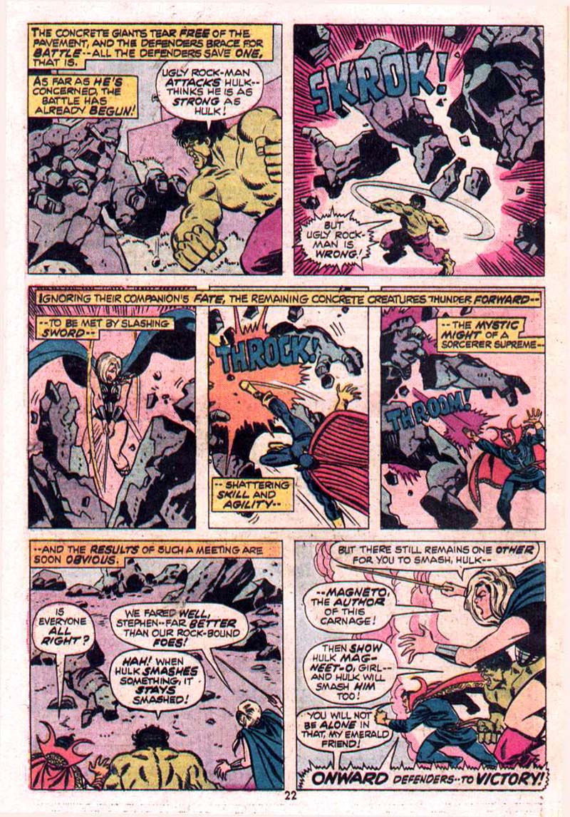 Read online The Defenders (1972) comic -  Issue #16 - 13