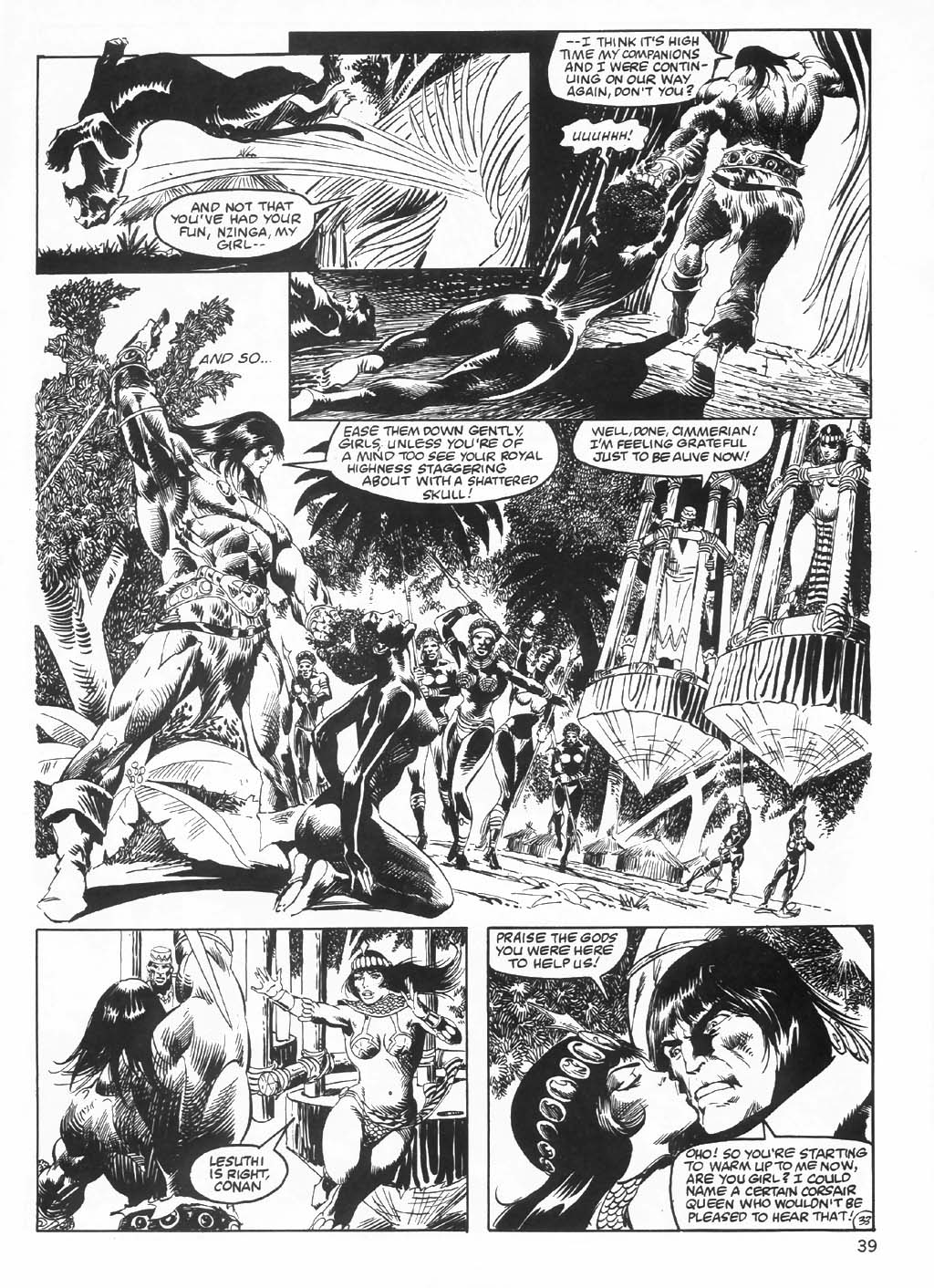 Read online The Savage Sword Of Conan comic -  Issue #97 - 39