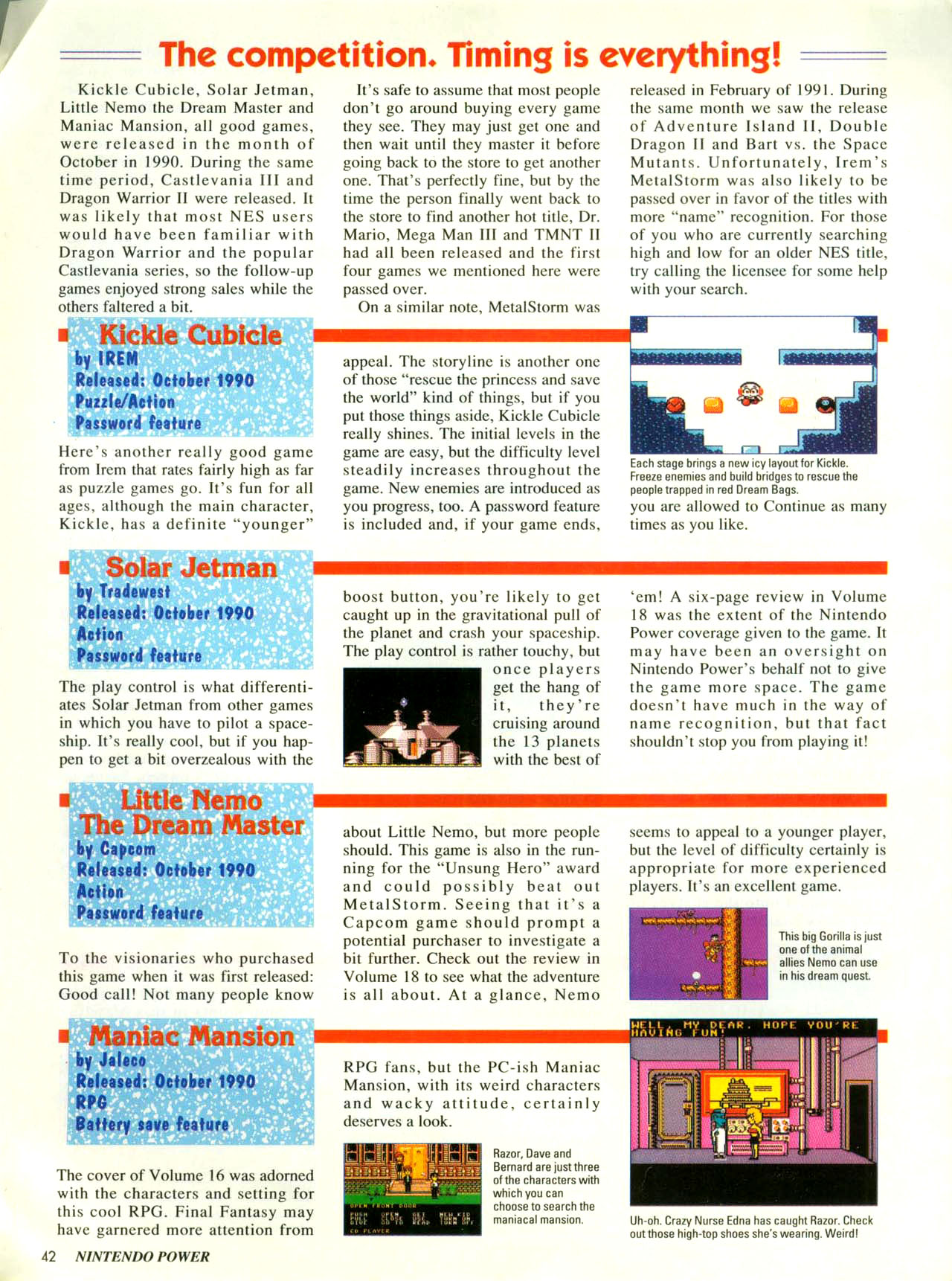 Read online Nintendo Power comic -  Issue #45 - 45