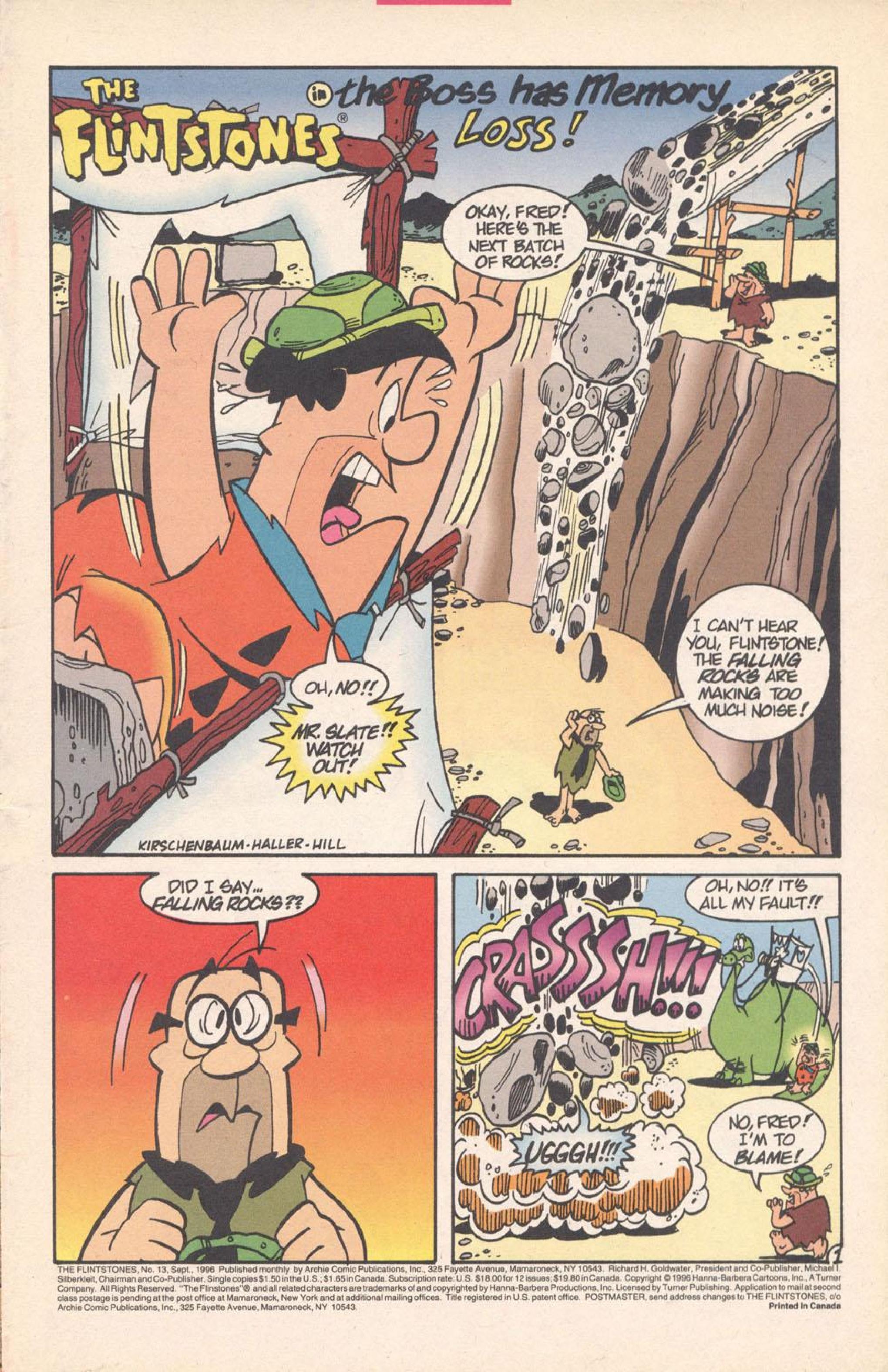 Read online The Flintstones (1995) comic -  Issue #13 - 3