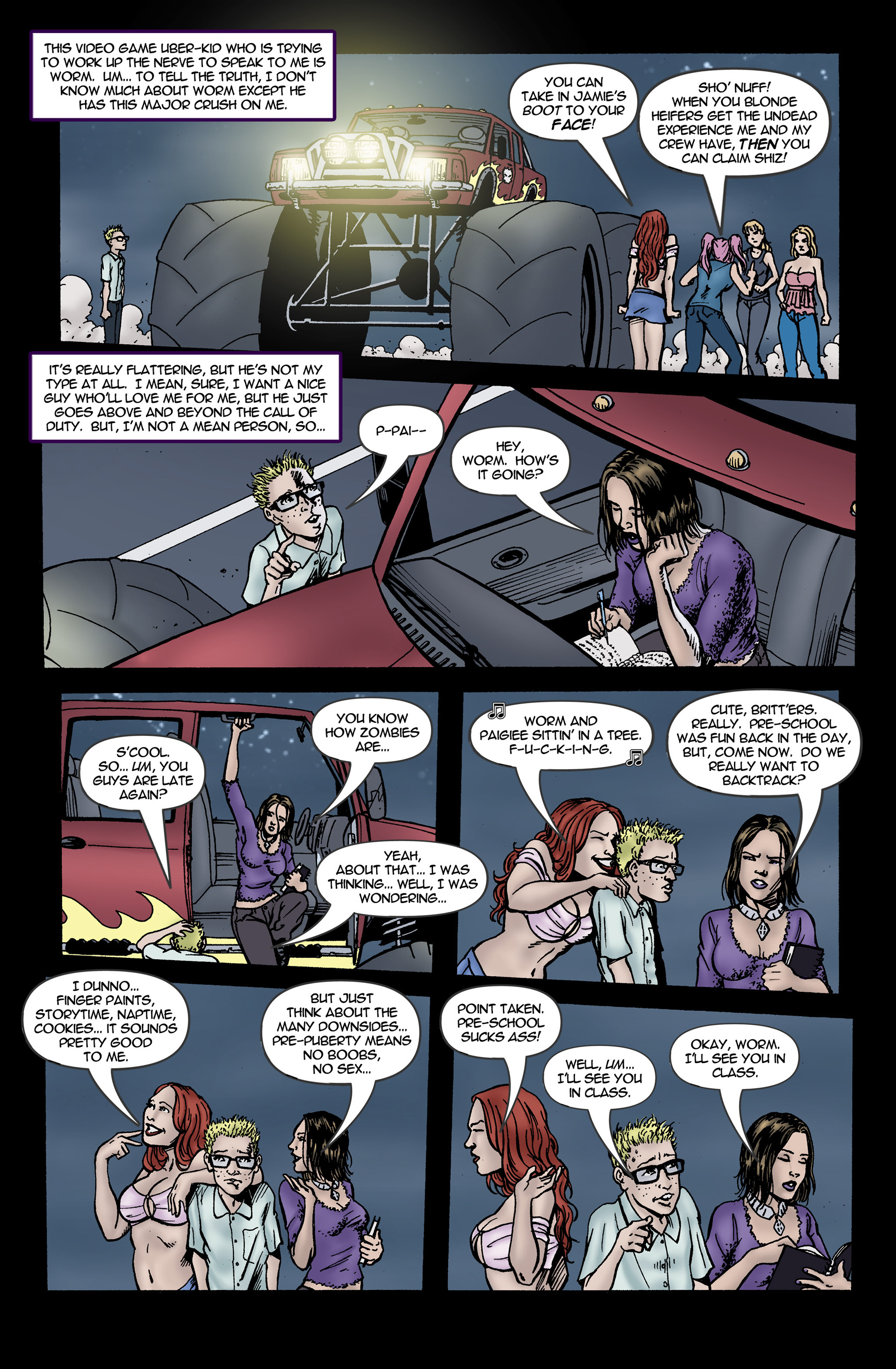 Read online Chaos Campus: Sorority Girls Vs. Zombies comic -  Issue #13 - 23