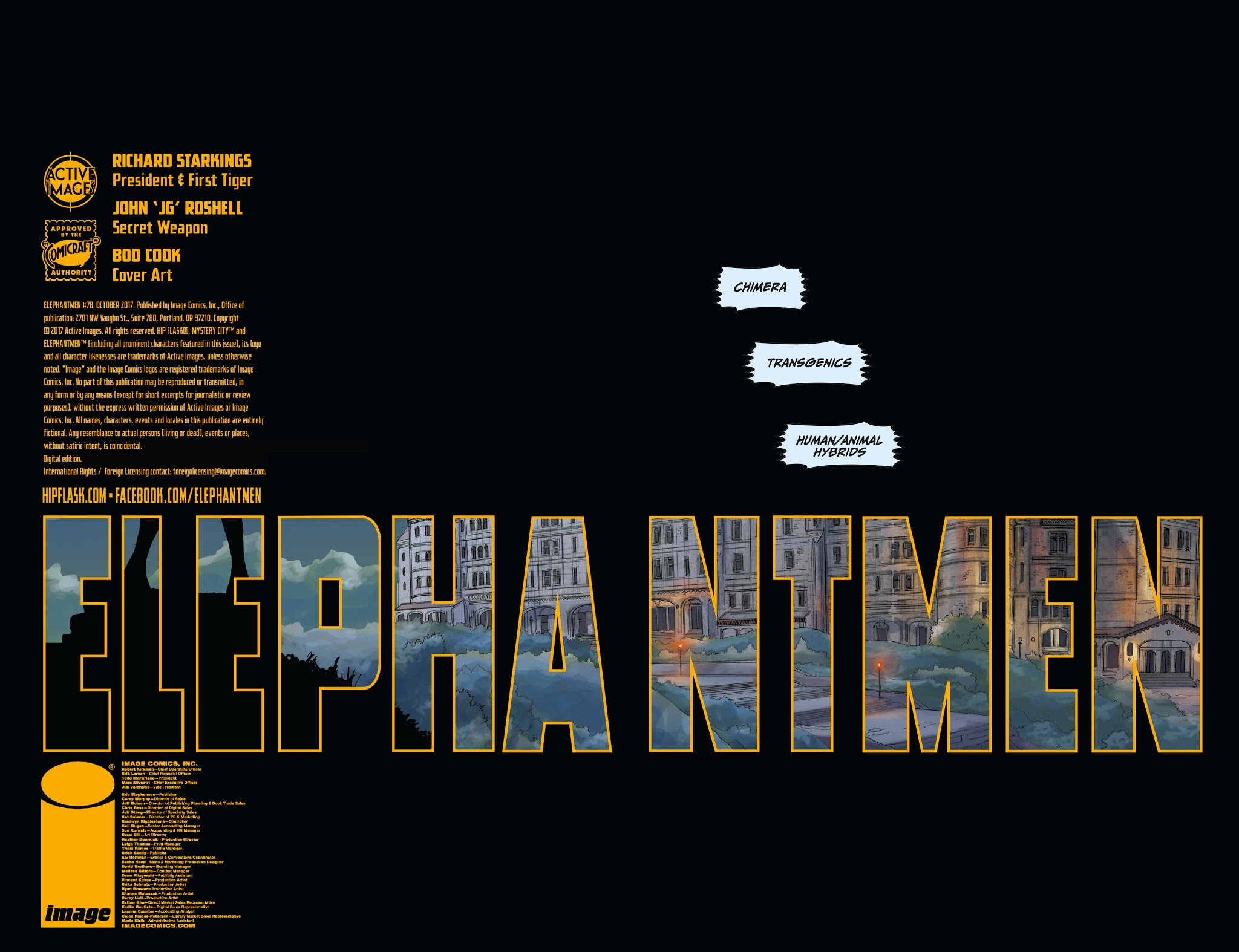 Read online Elephantmen comic -  Issue #78 - 2