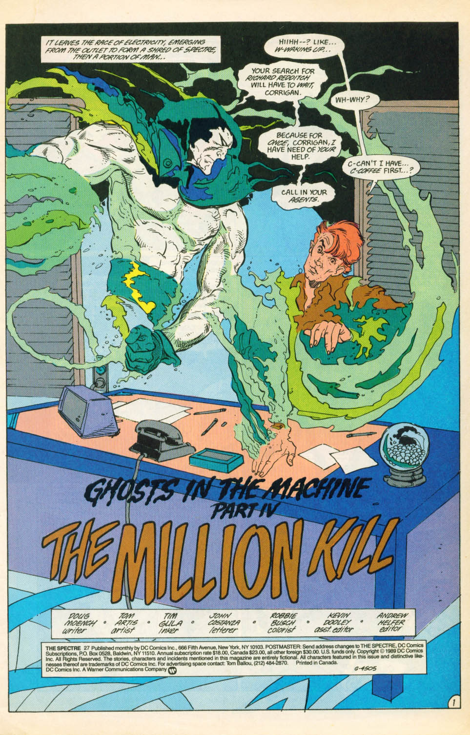 Read online The Spectre (1987) comic -  Issue #27 - 2