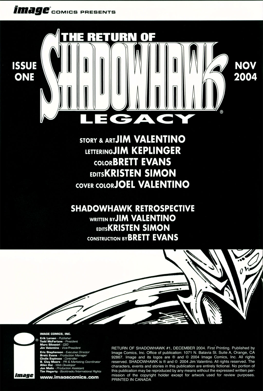 Read online The Return of Shadowhawk comic -  Issue # Full - 2