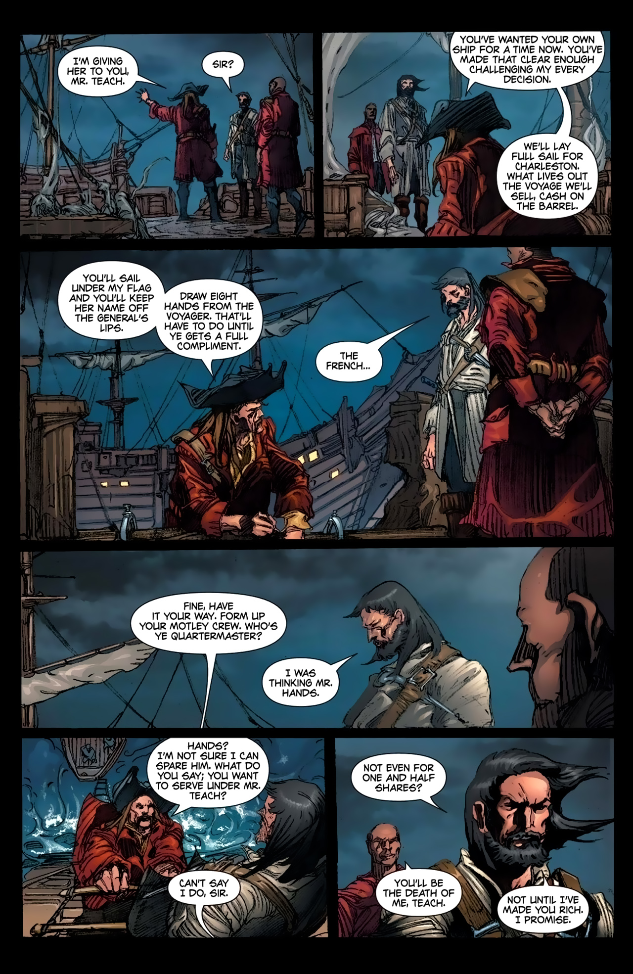 Read online Blackbeard: Legend of the Pyrate King comic -  Issue #4 - 8