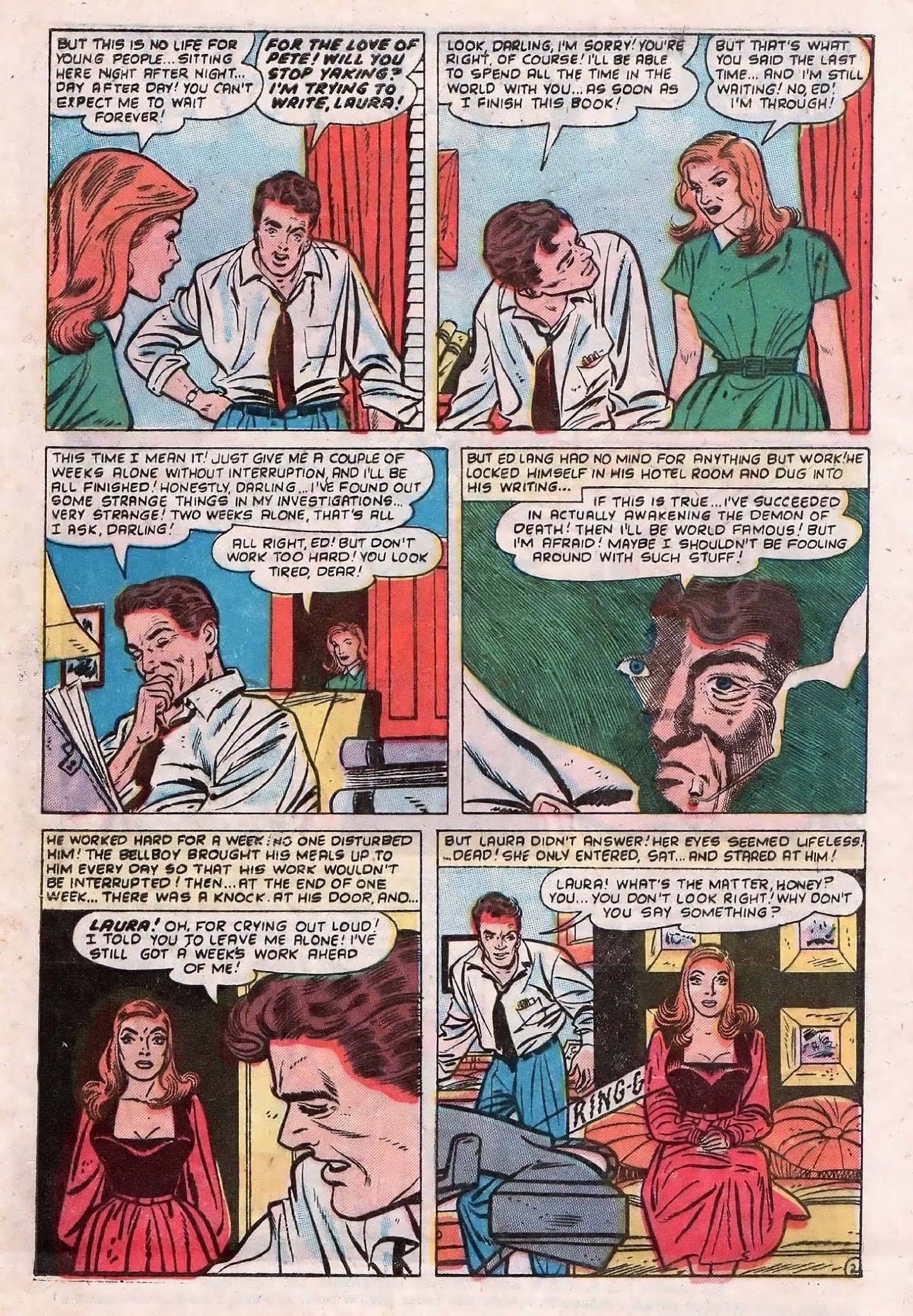 Read online Mystic (1951) comic -  Issue #4 - 3