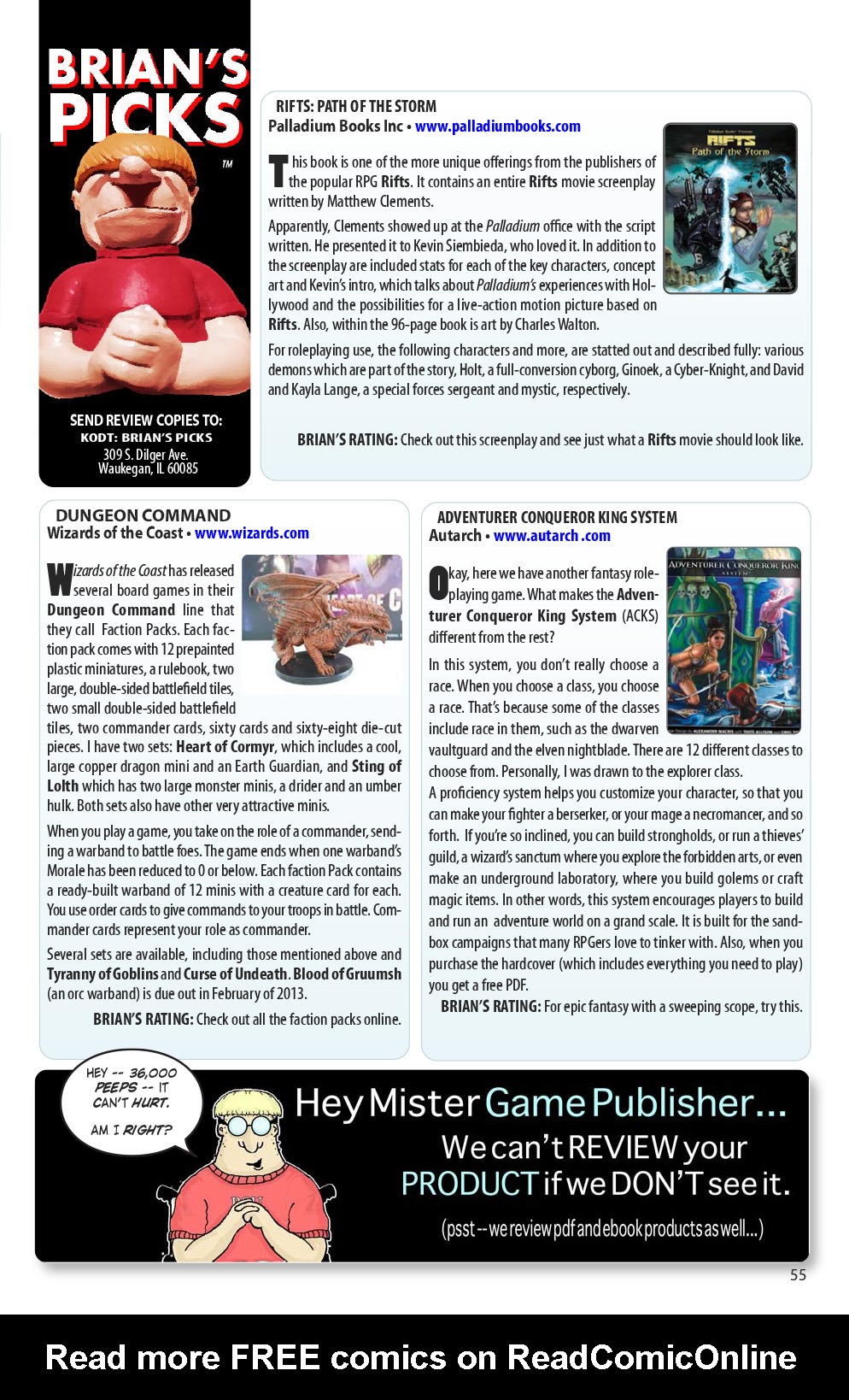 Read online Knights of the Dinner Table comic -  Issue #194 - 57