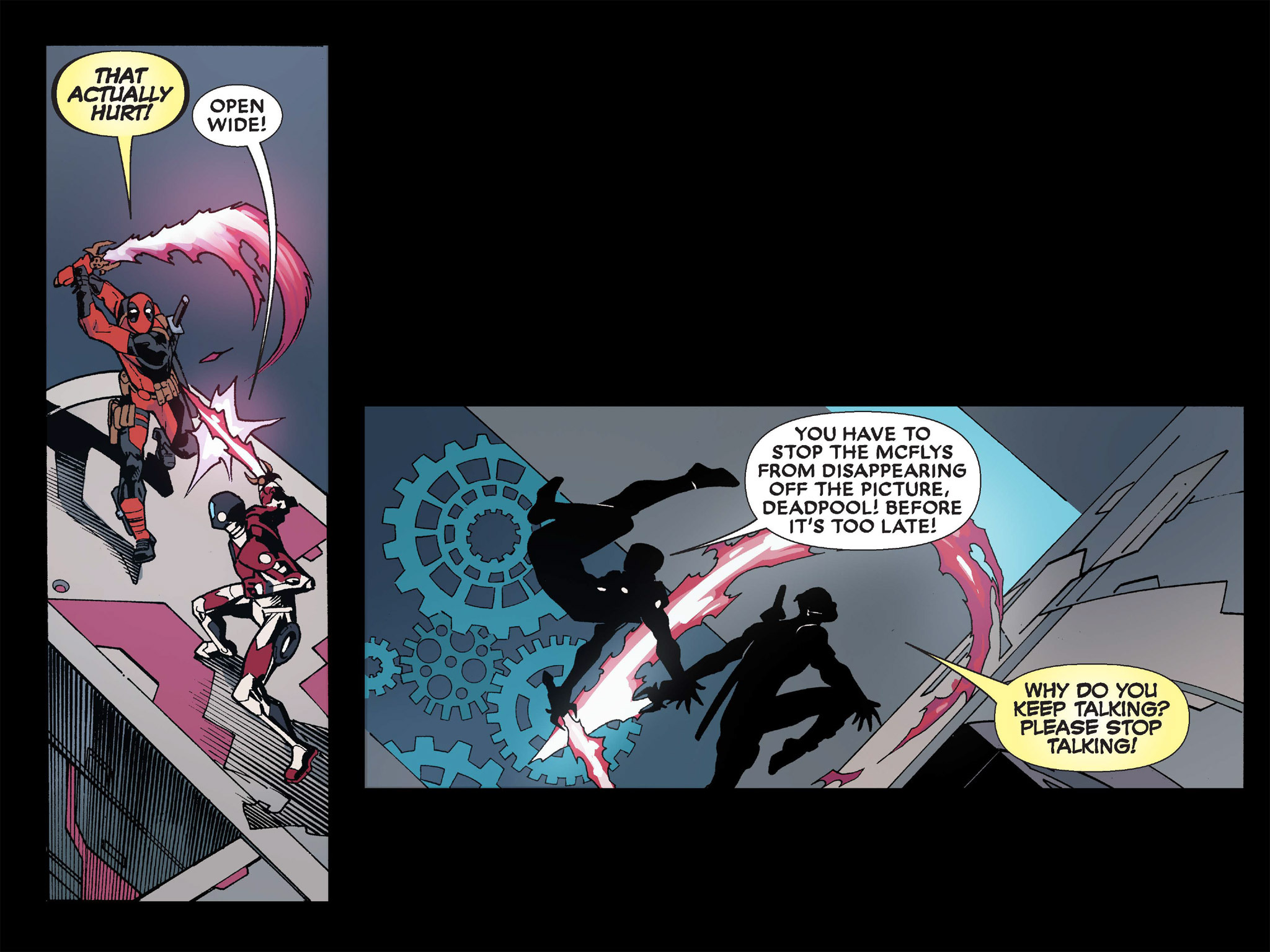 Read online Deadpool & Cable: Split Second Infinite Comic comic -  Issue #4 - 45