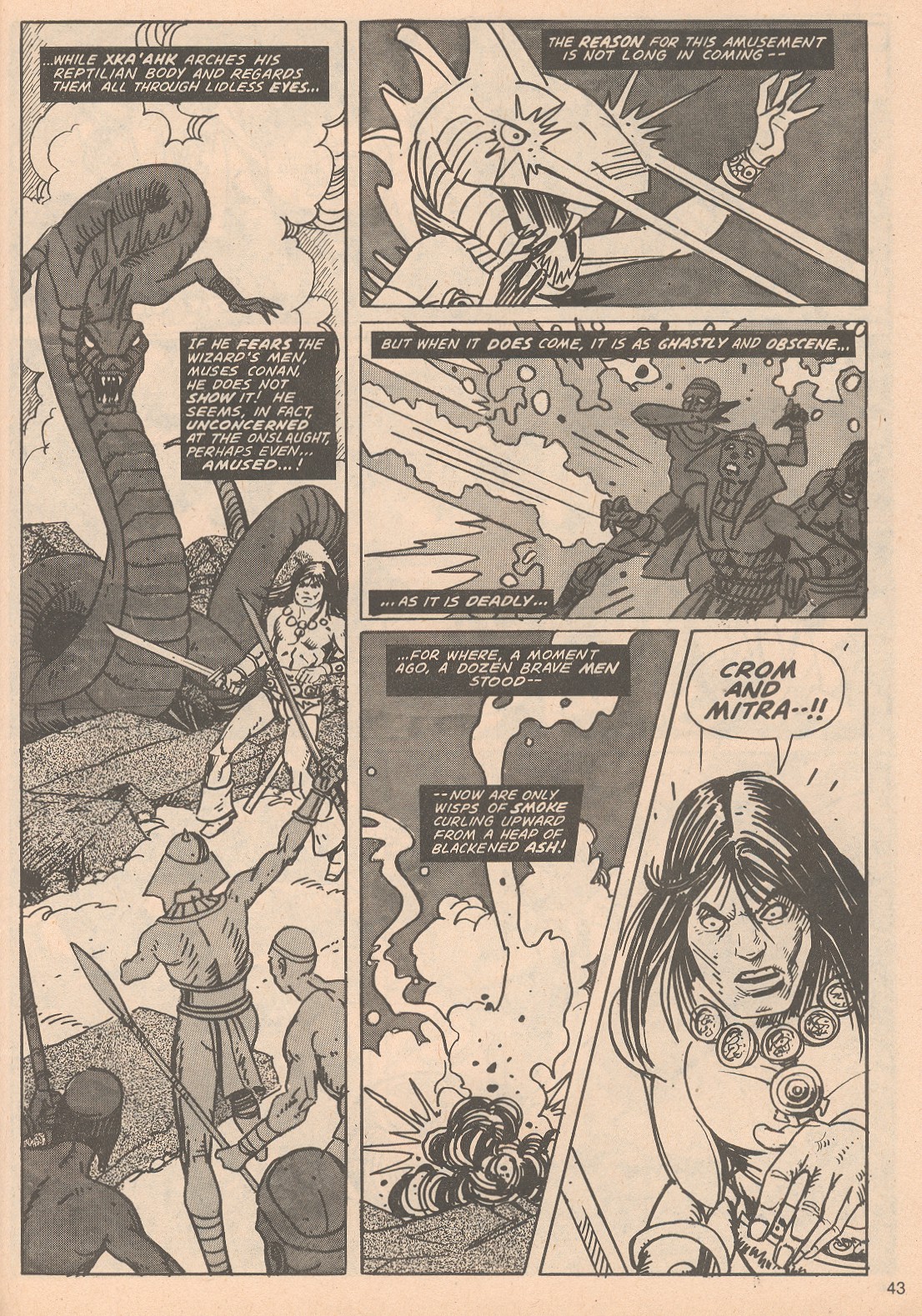 Read online The Savage Sword Of Conan comic -  Issue #65 - 43