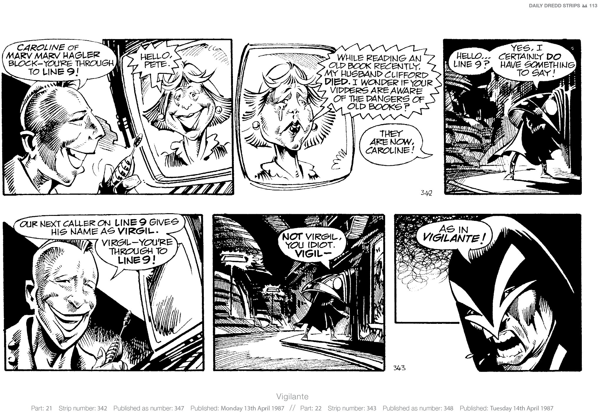 Read online Judge Dredd: The Daily Dredds comic -  Issue # TPB 2 - 116