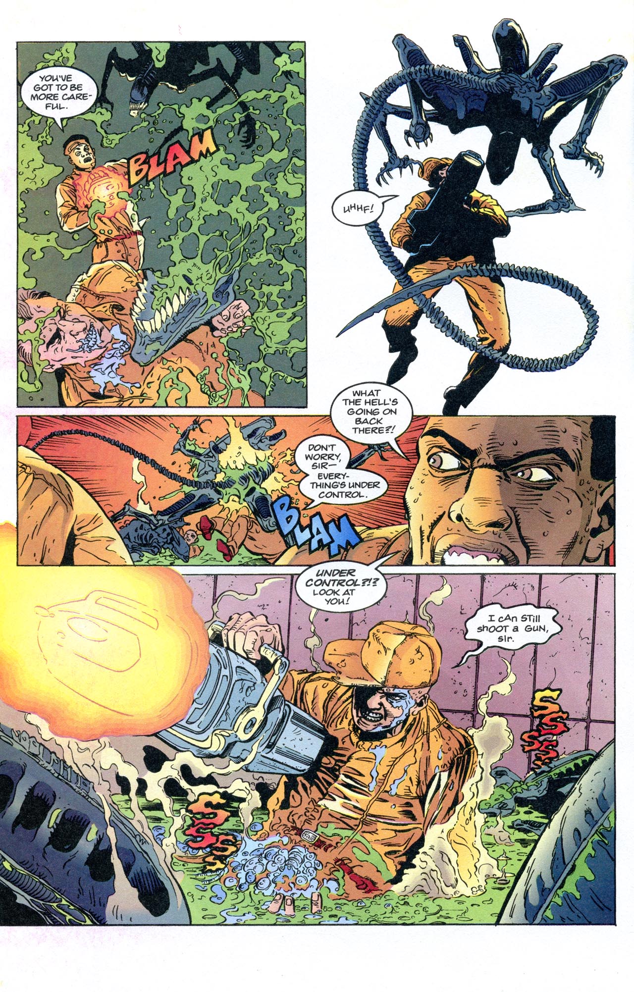 Read online Aliens: Stronghold comic -  Issue #4 - 14