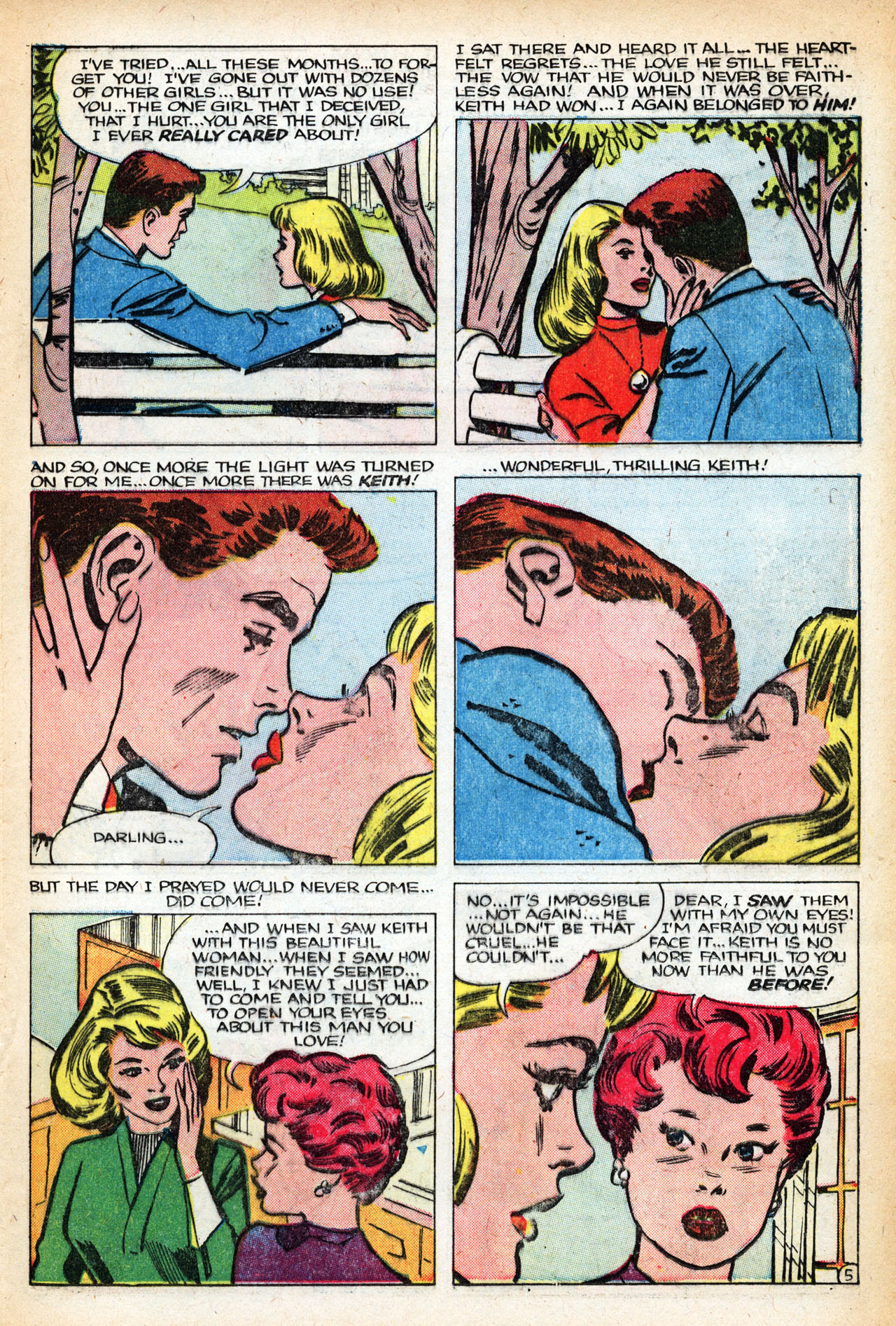 Read online Love Romances comic -  Issue #87 - 17