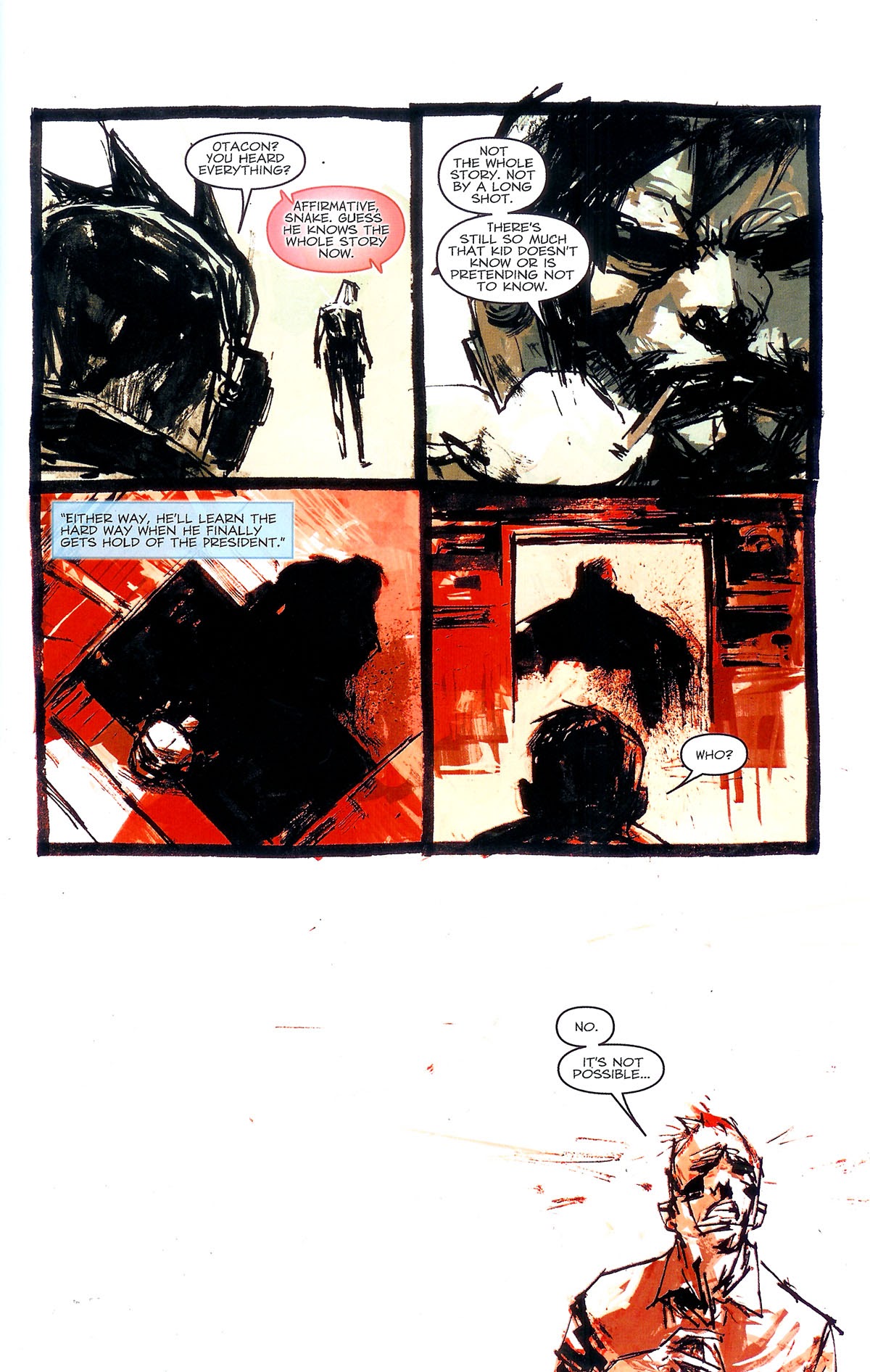 Read online Metal Gear Solid: Sons of Liberty comic -  Issue #6 - 24