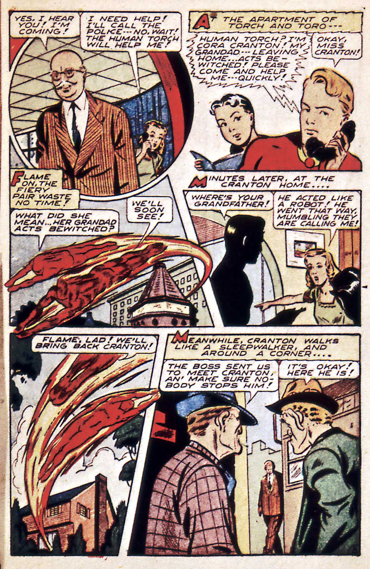 Read online The Human Torch (1940) comic -  Issue #20 - 6