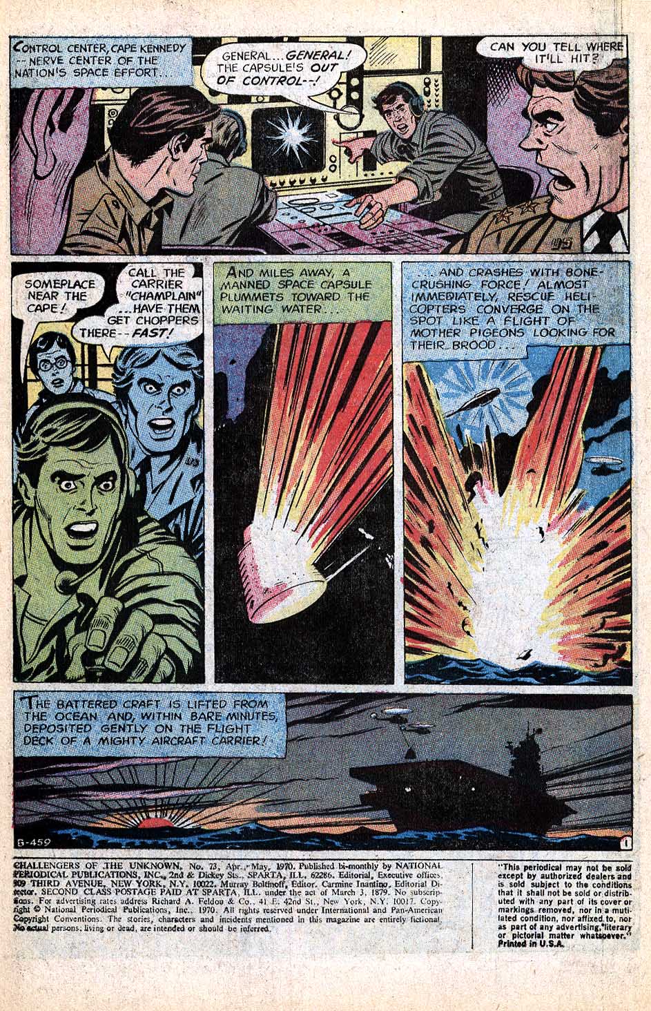 Read online Challengers of the Unknown (1958) comic -  Issue #73 - 2
