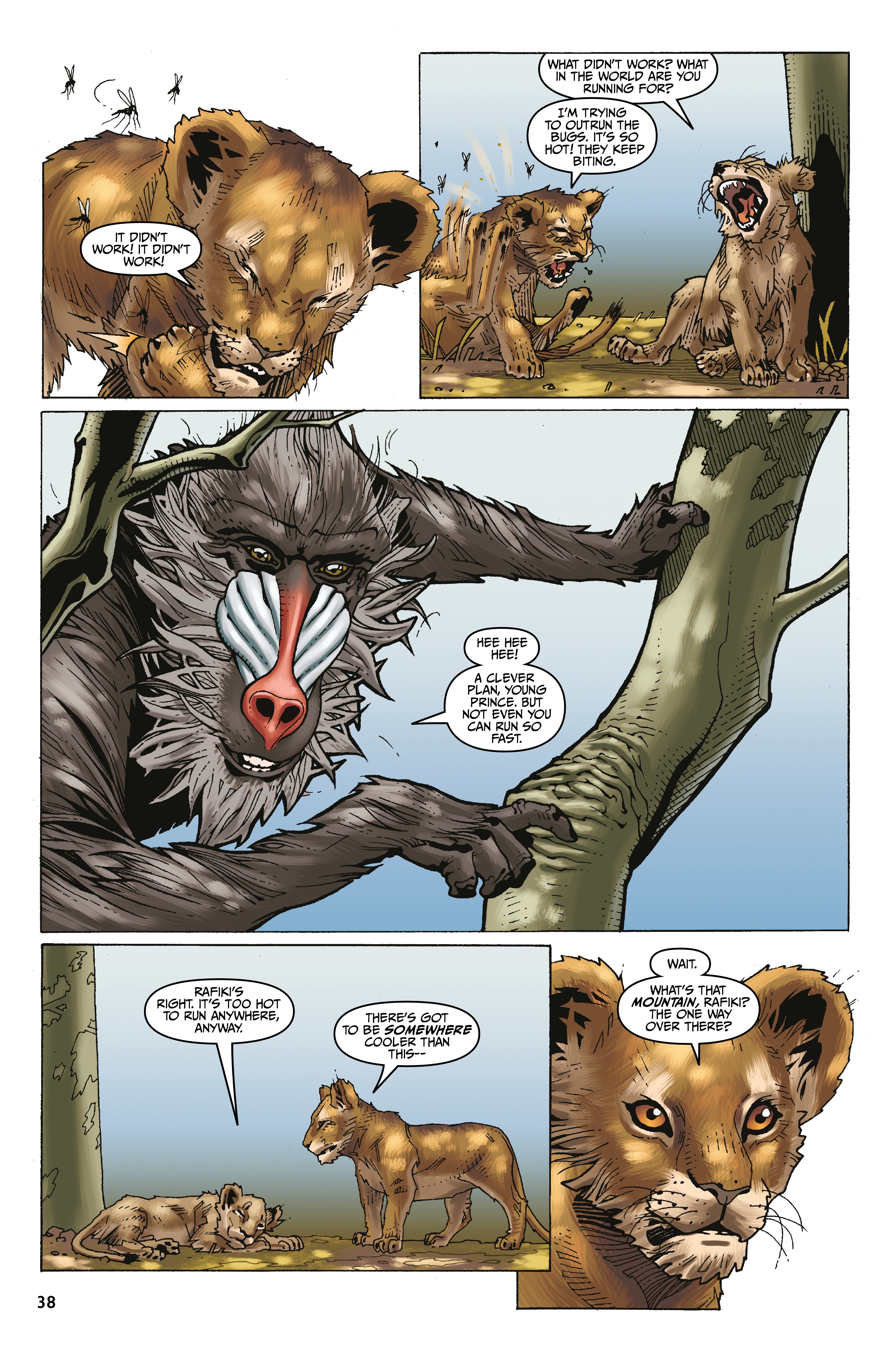 Read online Disney The Lion King: Wild Schemes and Catastrophes comic -  Issue # TPB - 39