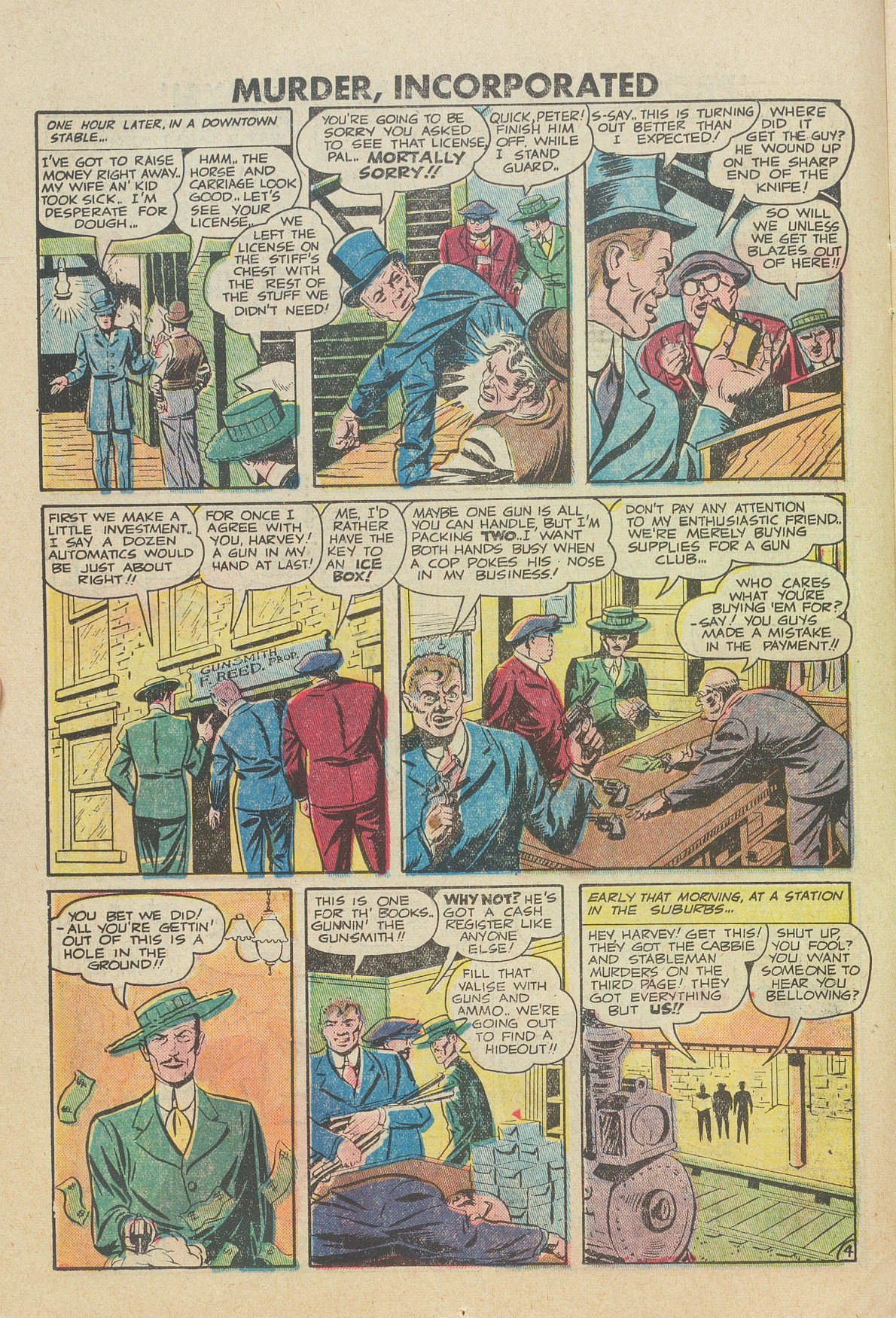 Read online Murder Incorporated (1948) comic -  Issue #13 - 14