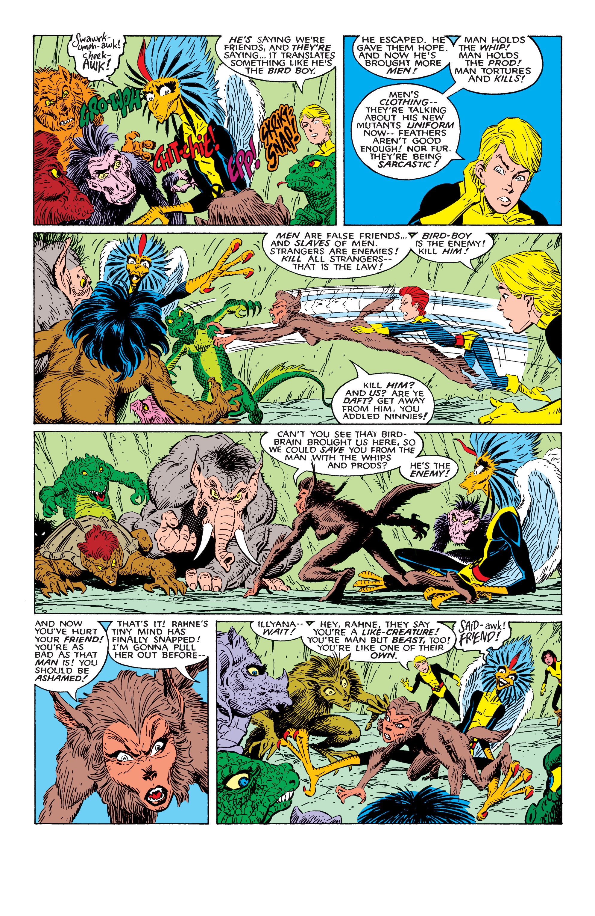 Read online X-Men Milestones: Fall of the Mutants comic -  Issue # TPB (Part 1) - 100