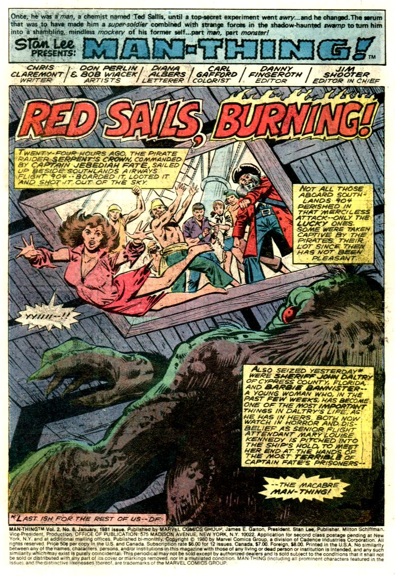 Read online Man-Thing (1979) comic -  Issue #8 - 2