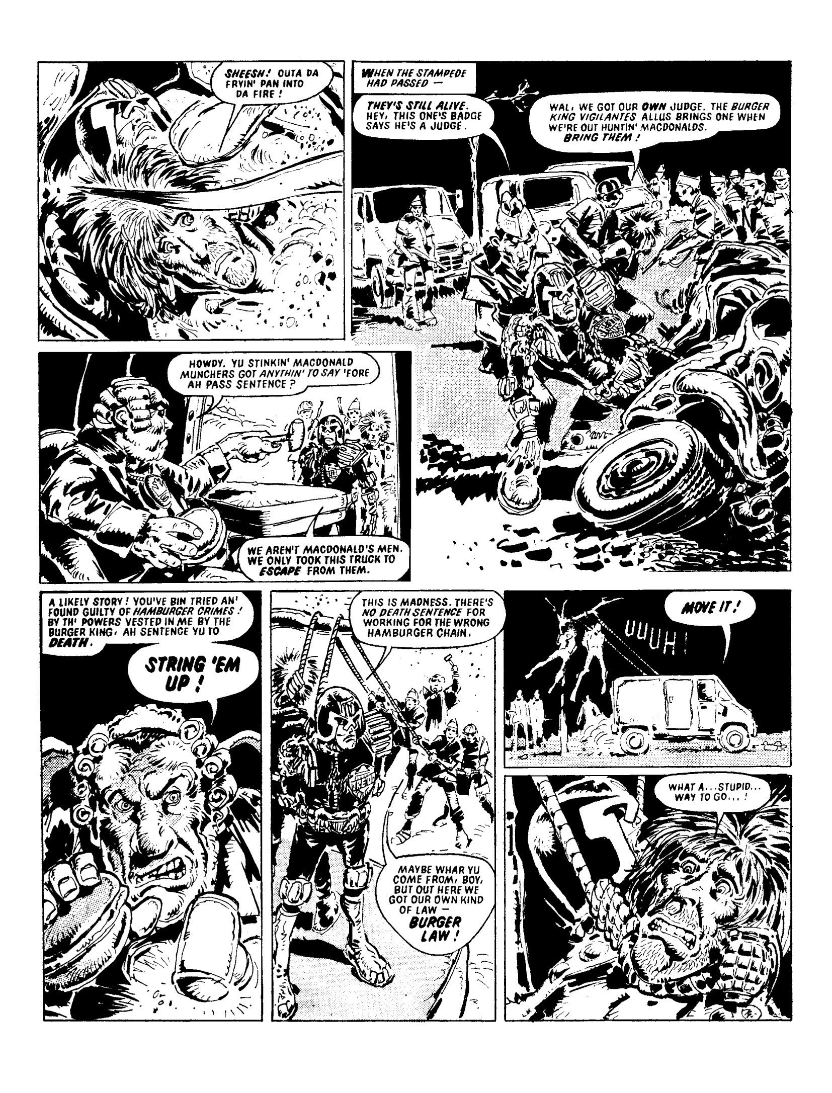 Read online Judge Dredd: The Cursed Earth Uncensored comic -  Issue # TPB - 85
