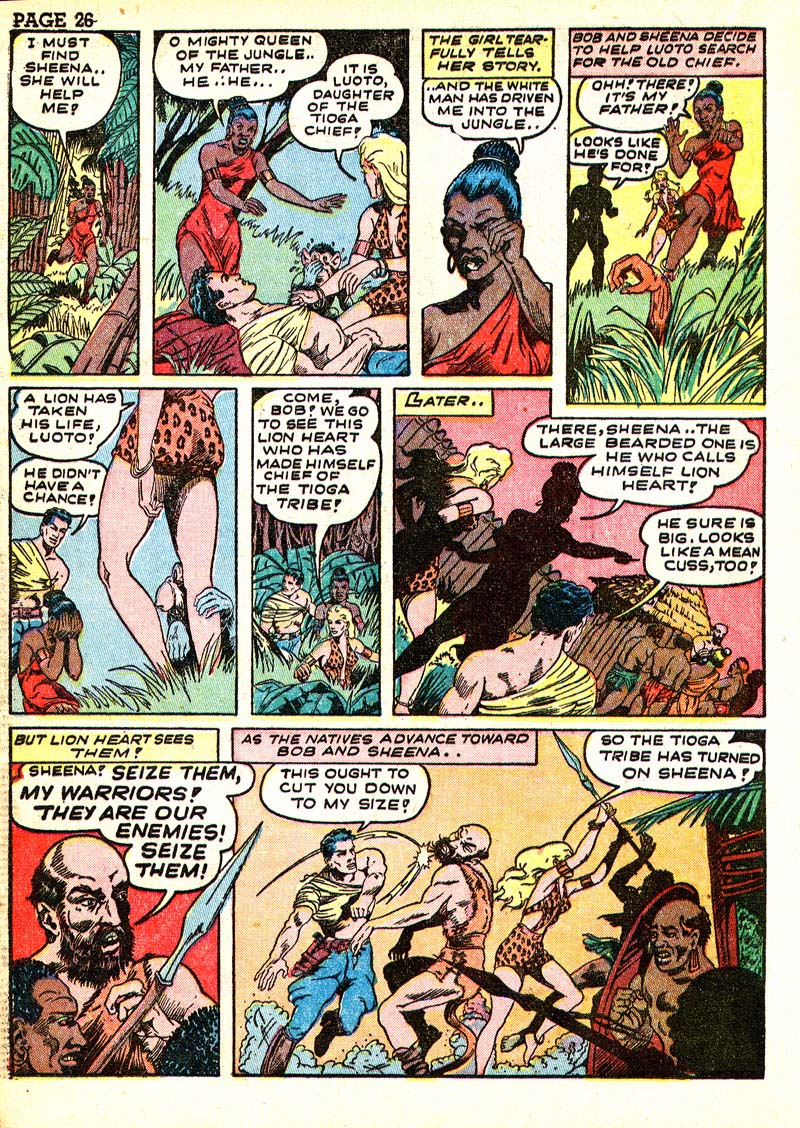 Read online Sheena, Queen of the Jungle (1942) comic -  Issue #3 - 29