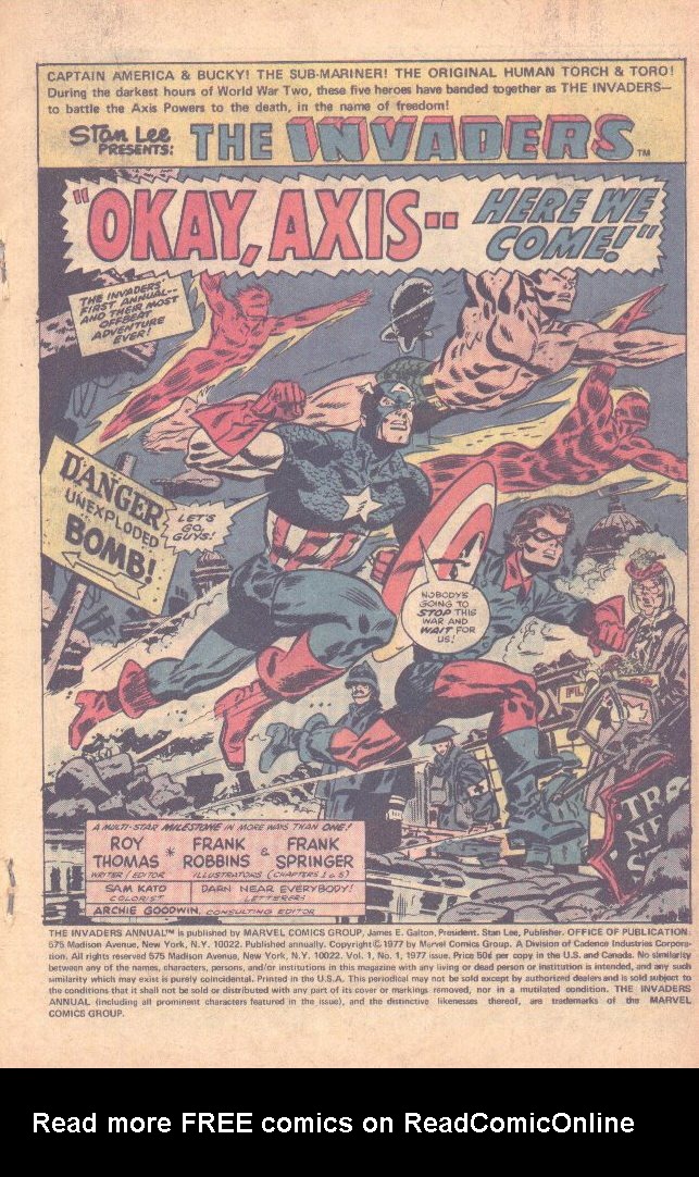 Read online The Invaders (1975) comic -  Issue # _Annual 1 - 2