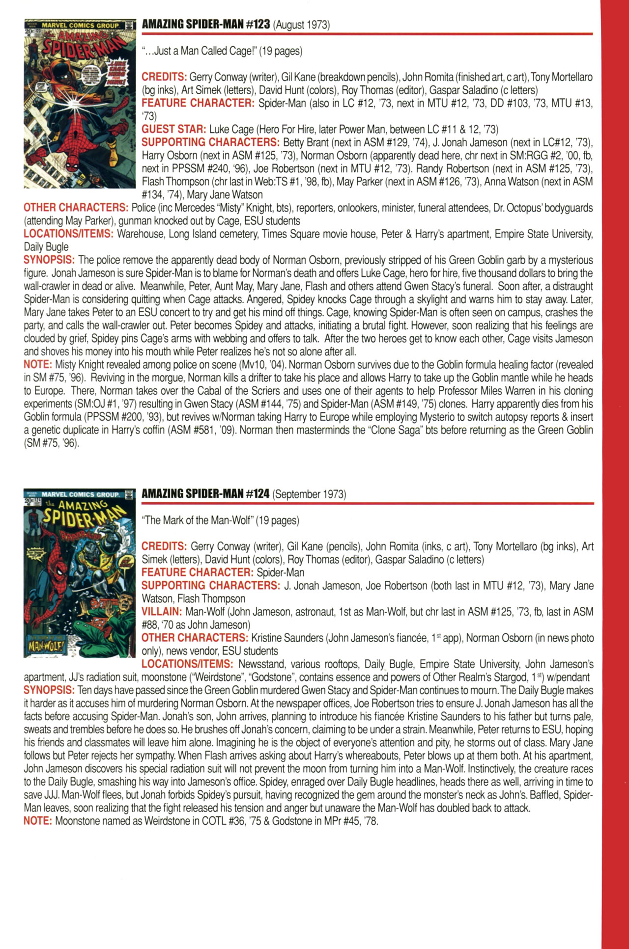 Read online Official Index to the Marvel Universe comic -  Issue #3 - 11