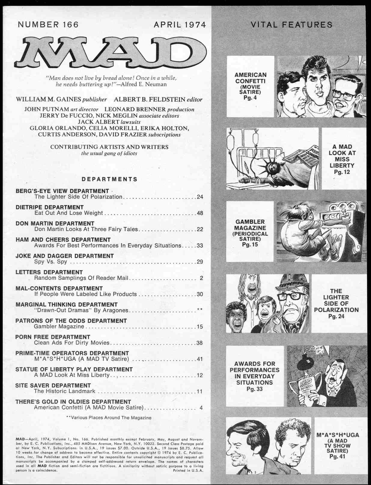 Read online MAD comic -  Issue #166 - 3