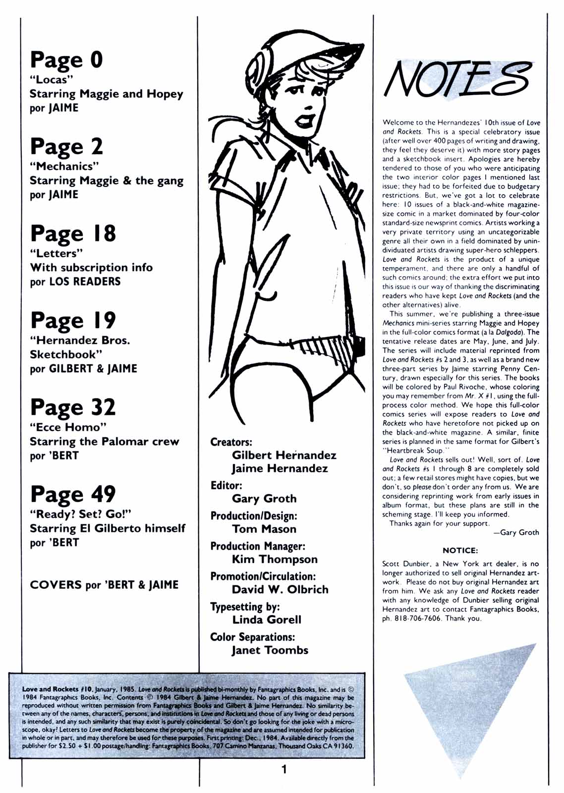 Read online Love and Rockets (1982) comic -  Issue #10 - 3