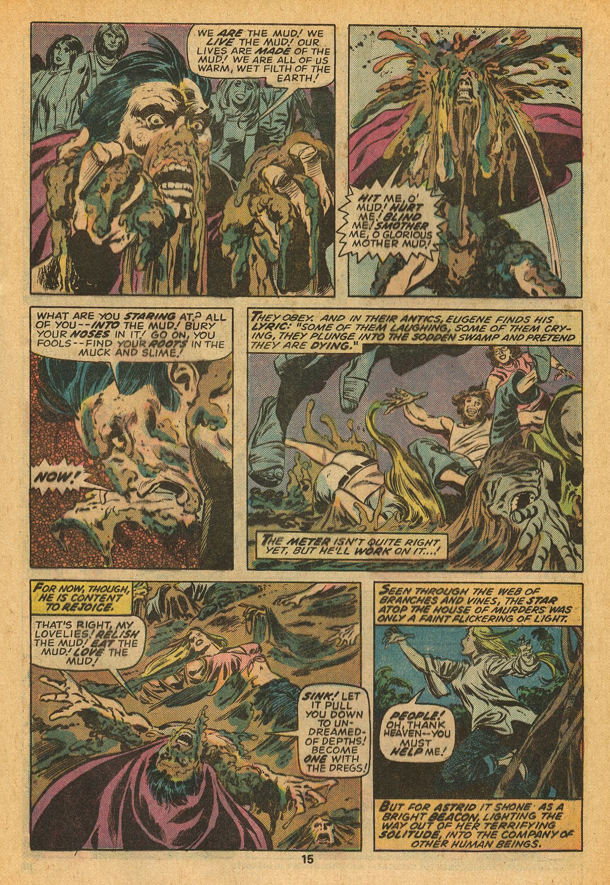 Read online Man-Thing (1974) comic -  Issue #16 - 17