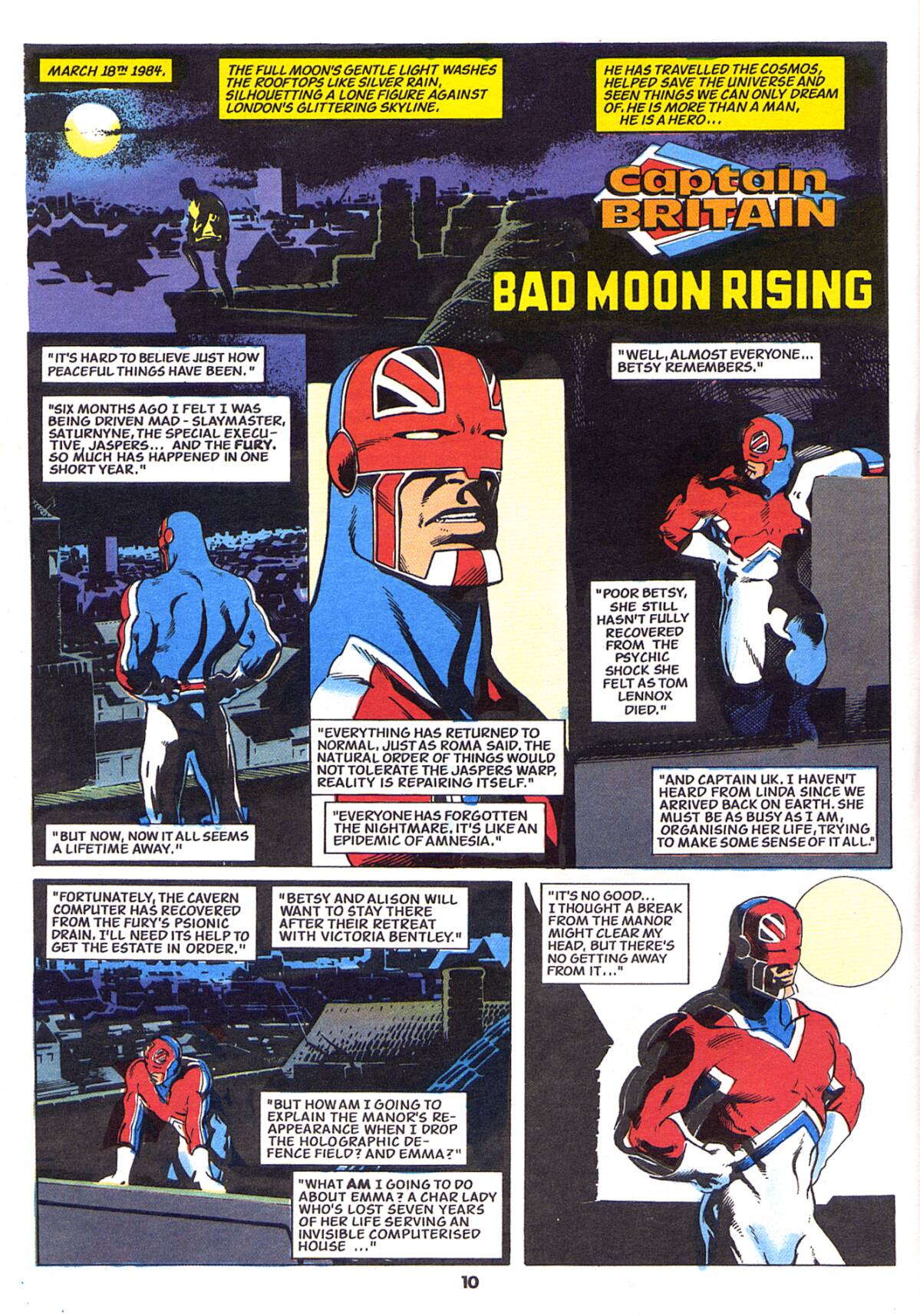 Read online Captain Britain (1988) comic -  Issue # TPB - 10