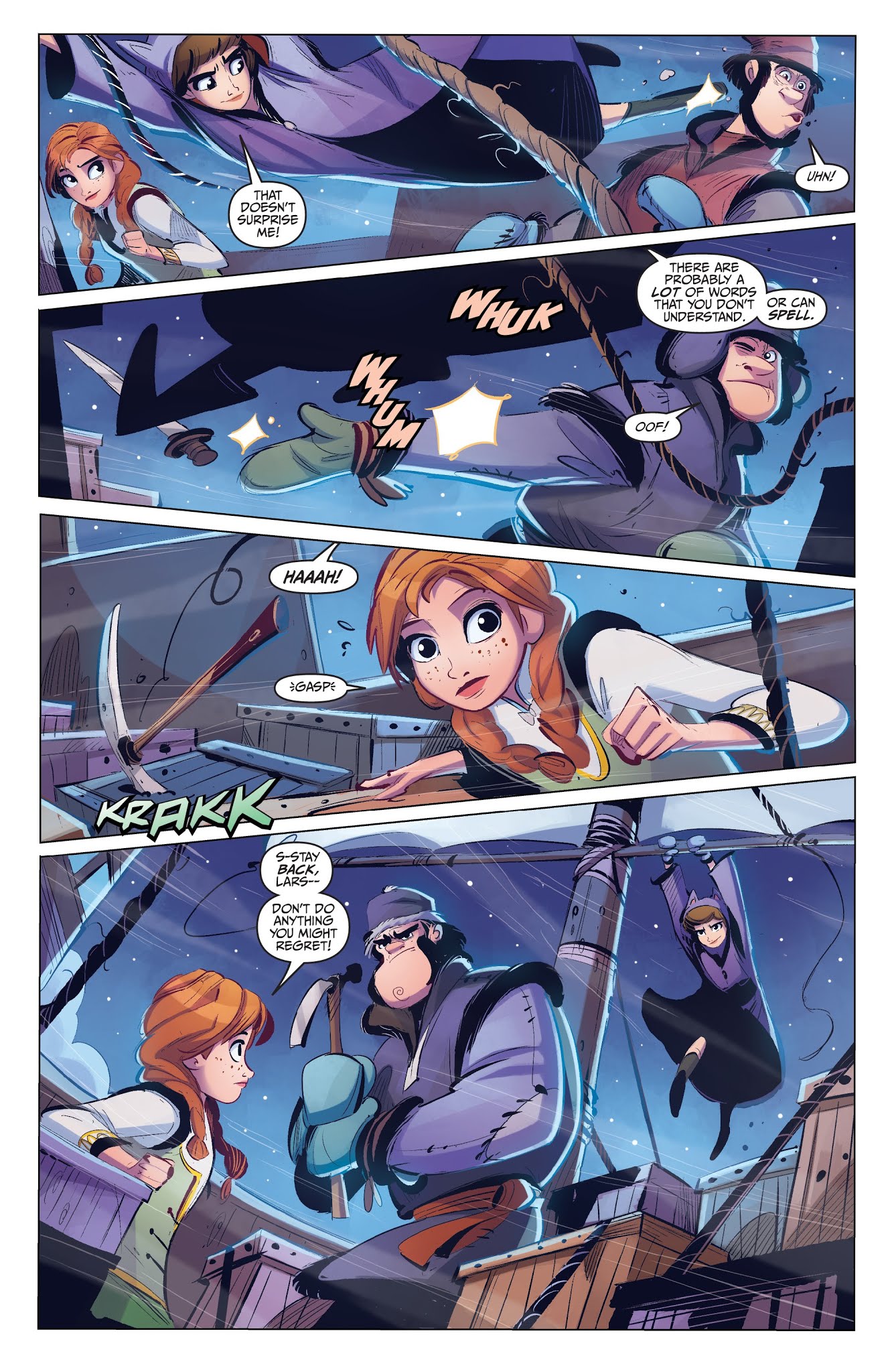 Read online Disney Frozen: Breaking Boundaries comic -  Issue #3 - 16