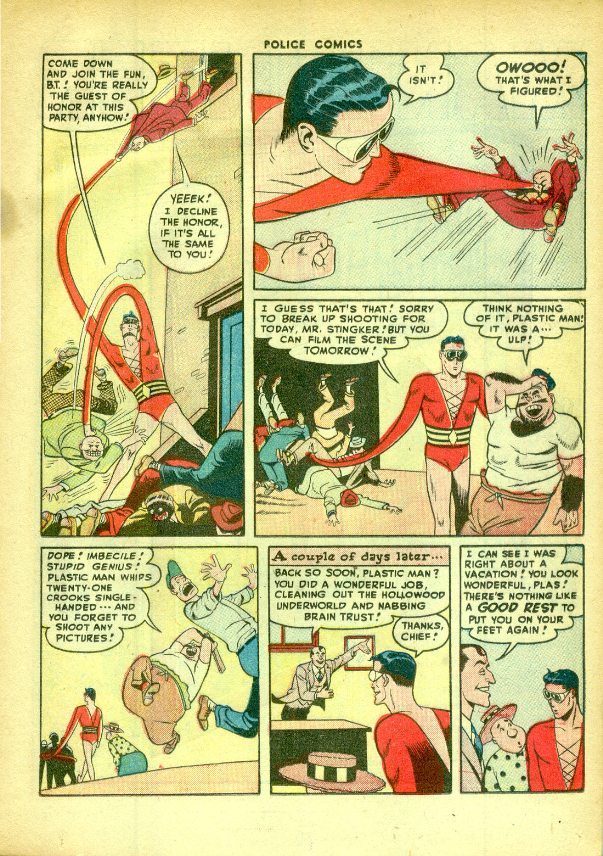Read online Police Comics comic -  Issue #68 - 15