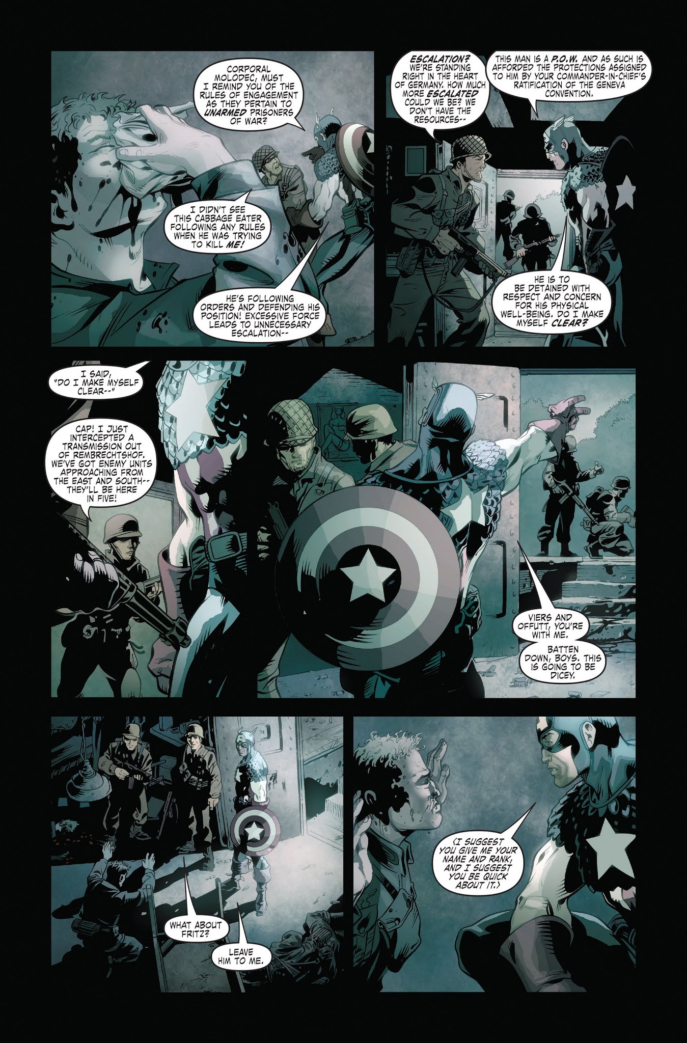 Read online Captain America Theater Of War: A Brother In Arms comic -  Issue # Full - 13